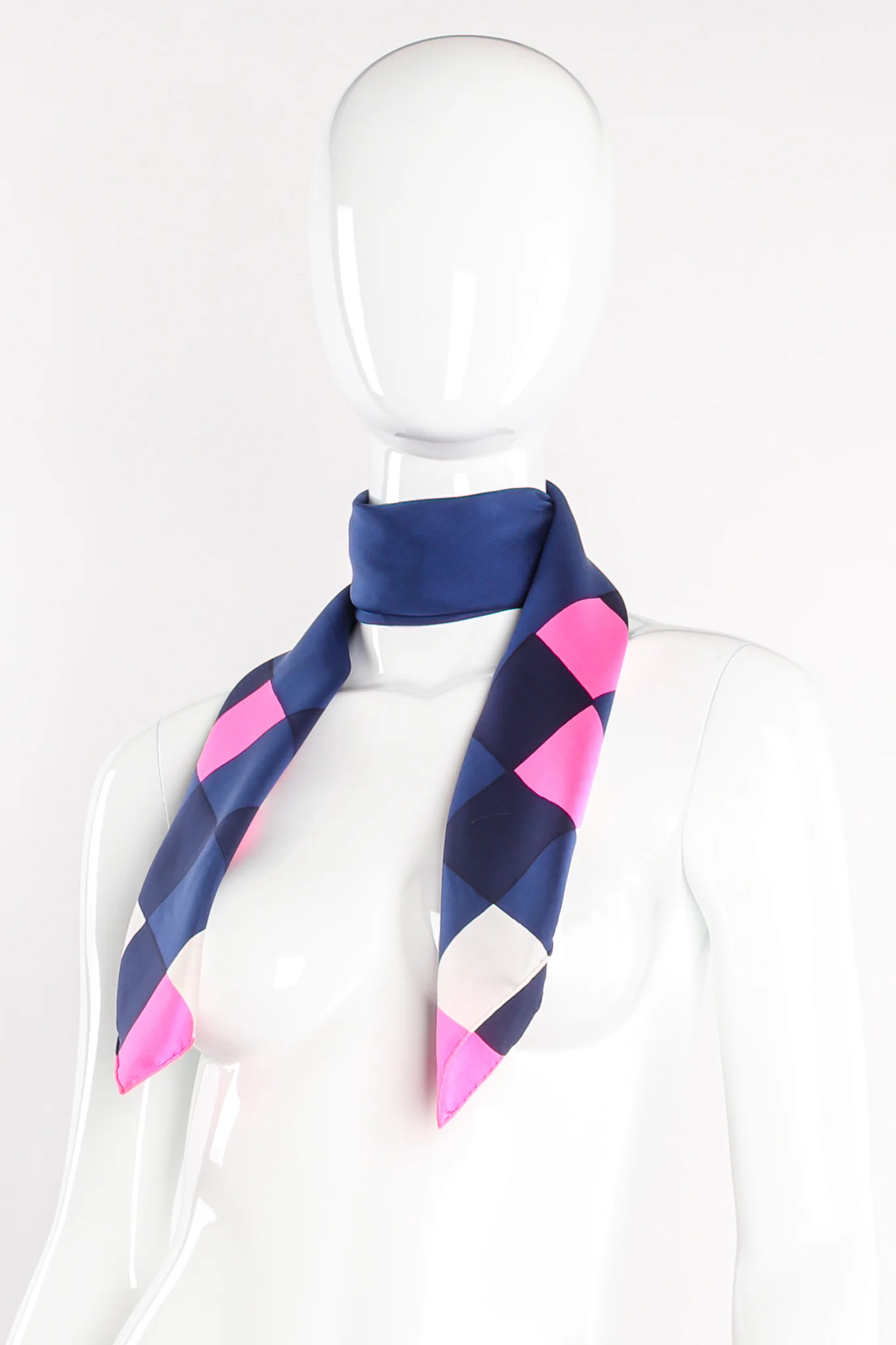 Hot Checker Border Scarf - Image 3