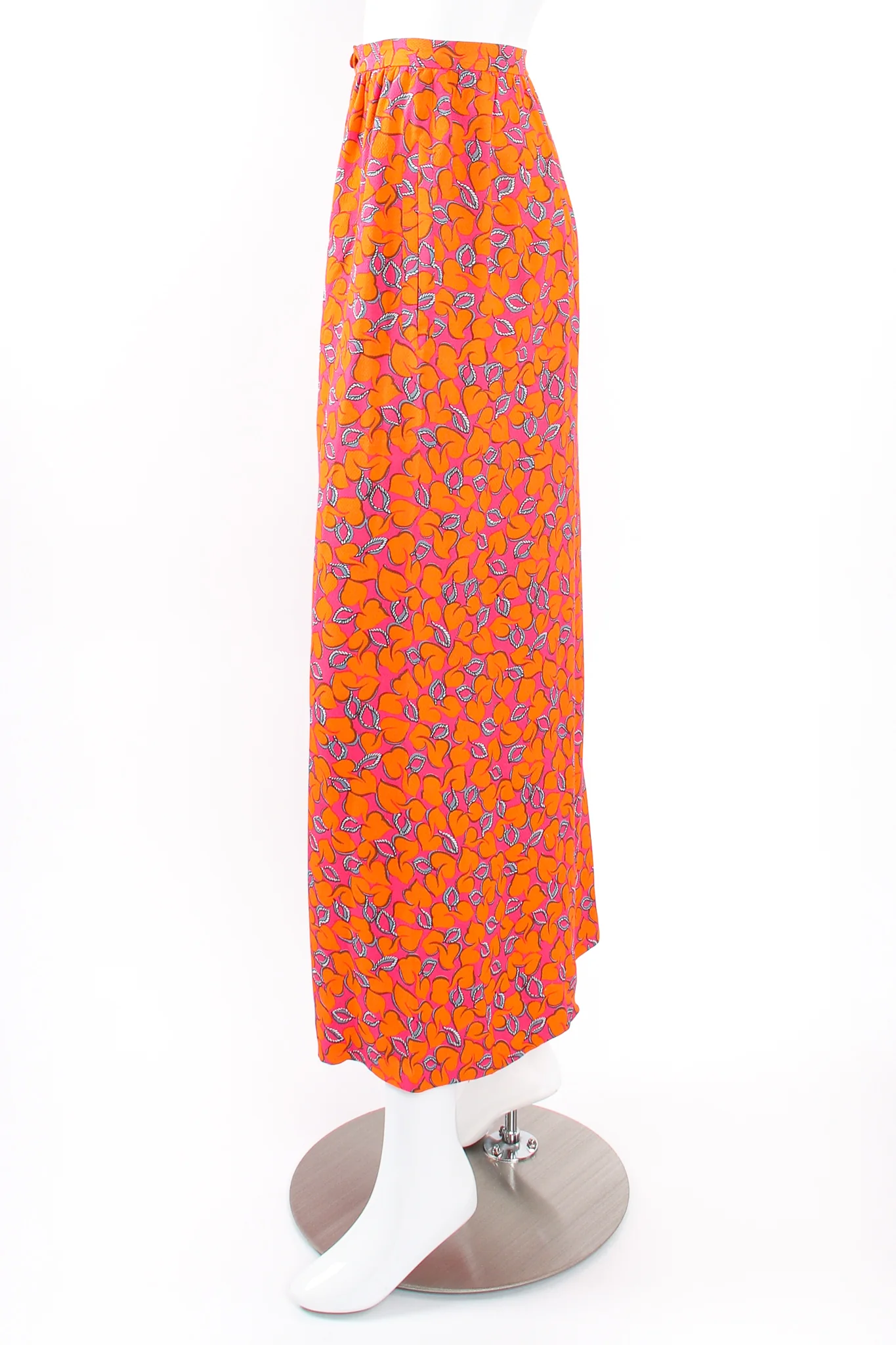 Hot Leaf Print Palazzo Pant - Image 4