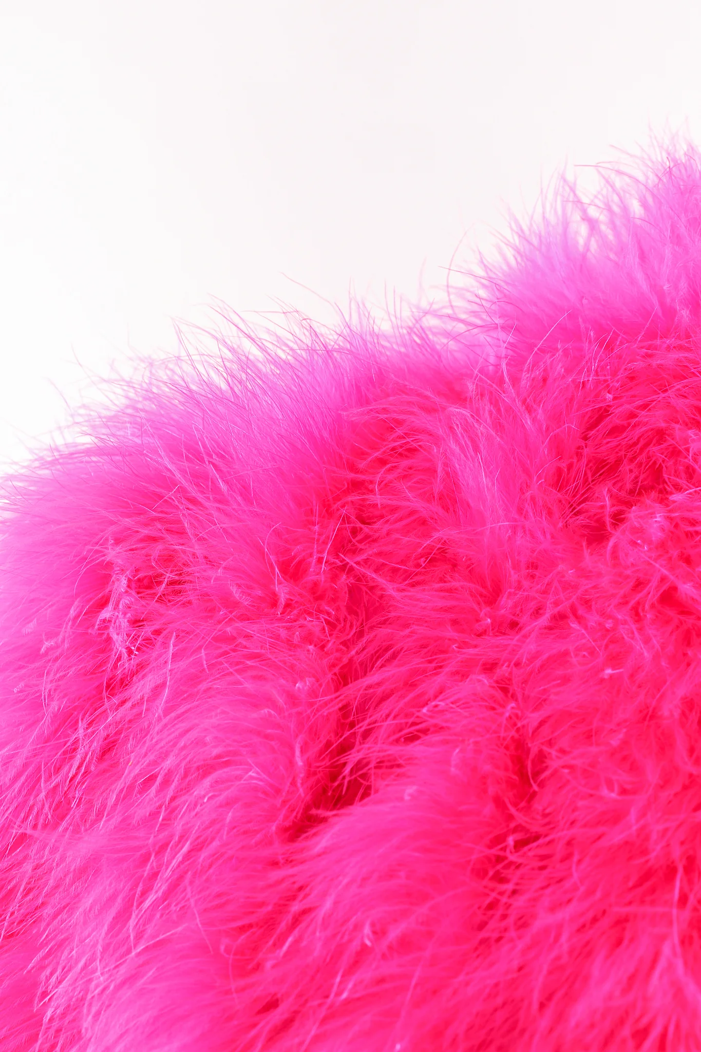 Hot Marabou Cropped Jacket - Image 11