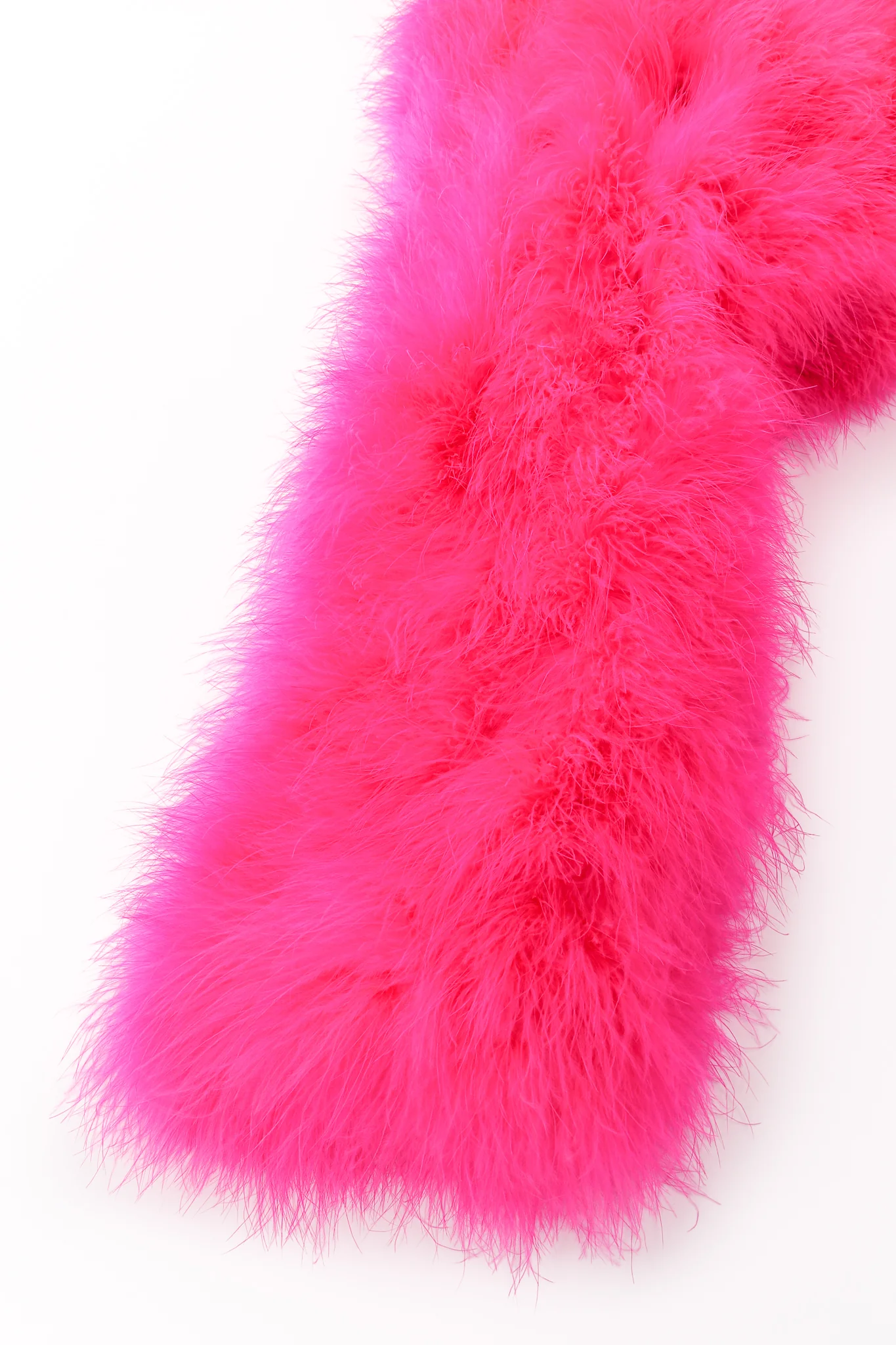 Hot Marabou Cropped Jacket - Image 14