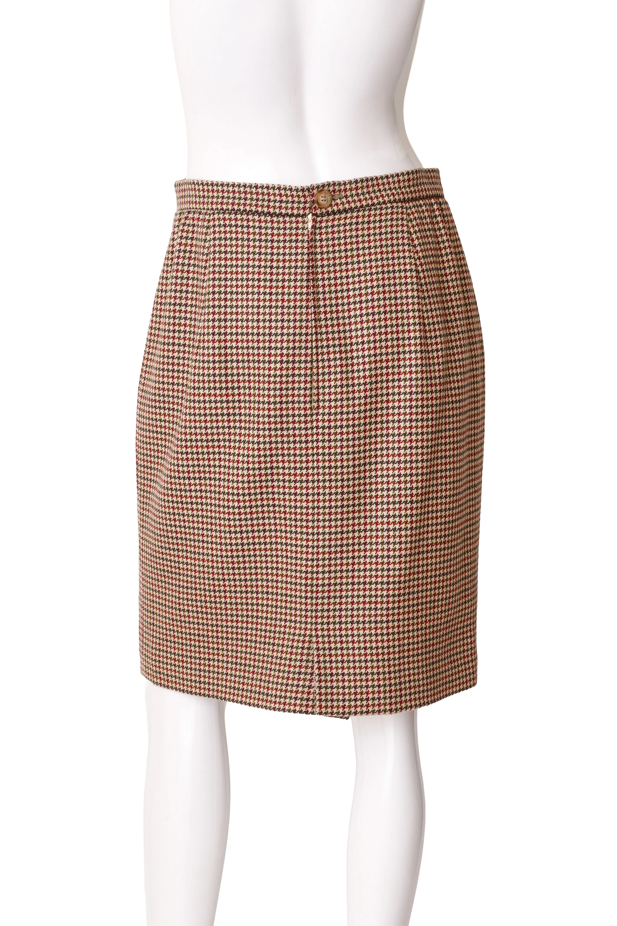 Houndstooth Jacket & Skirt Suit Set - Image 6
