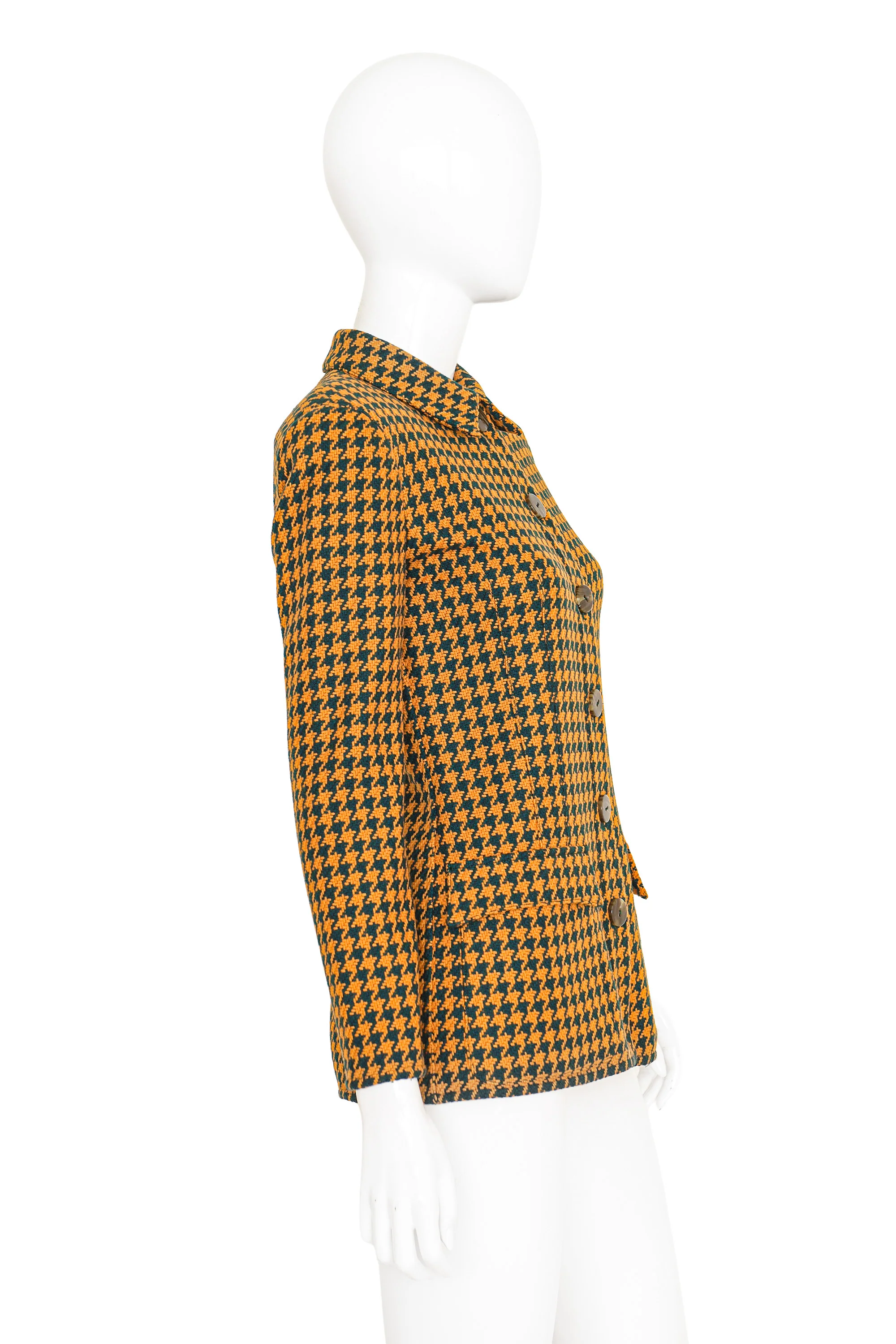 Houndstooth Knit Jacket - Image 3