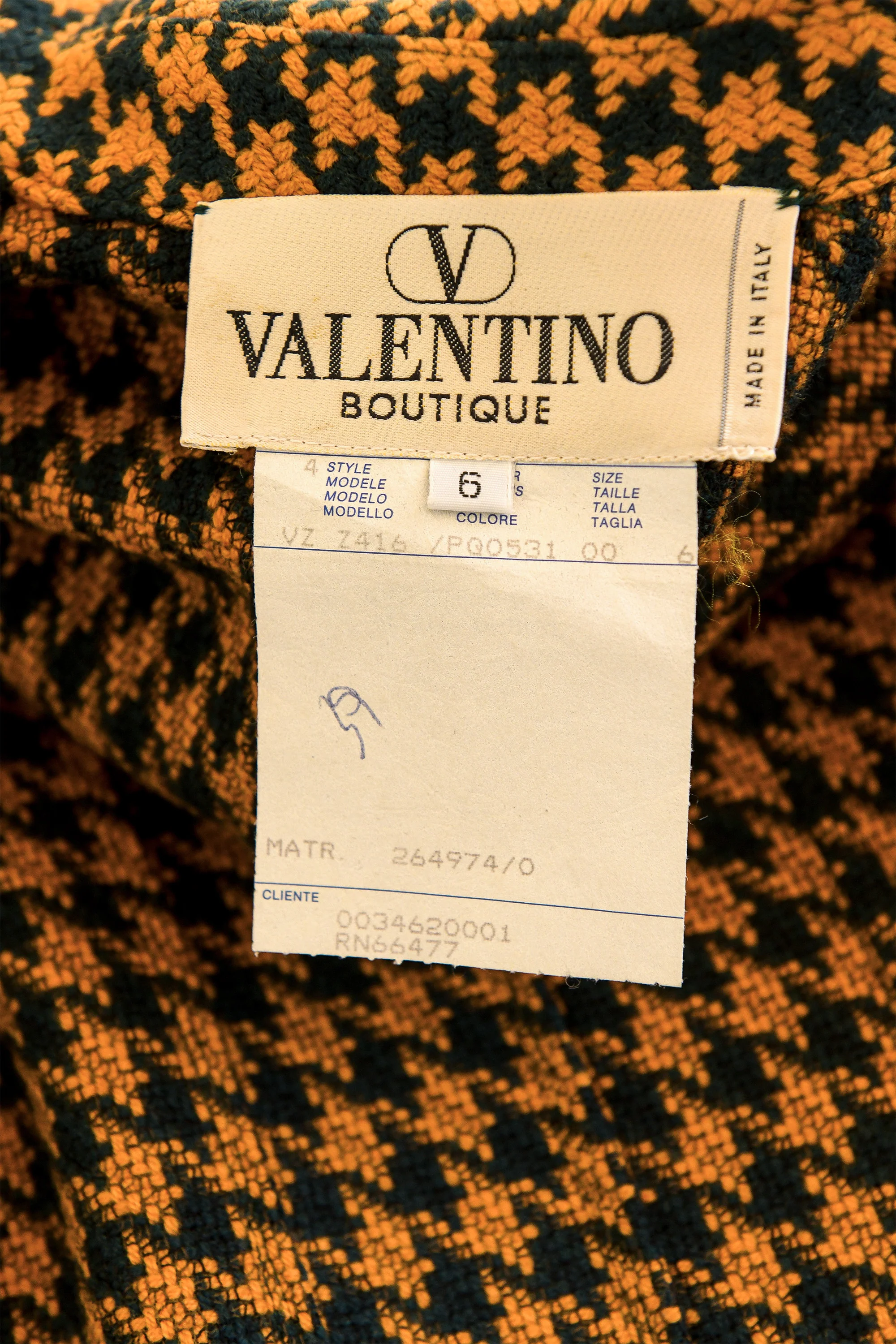 Houndstooth Knit Jacket - Image 6