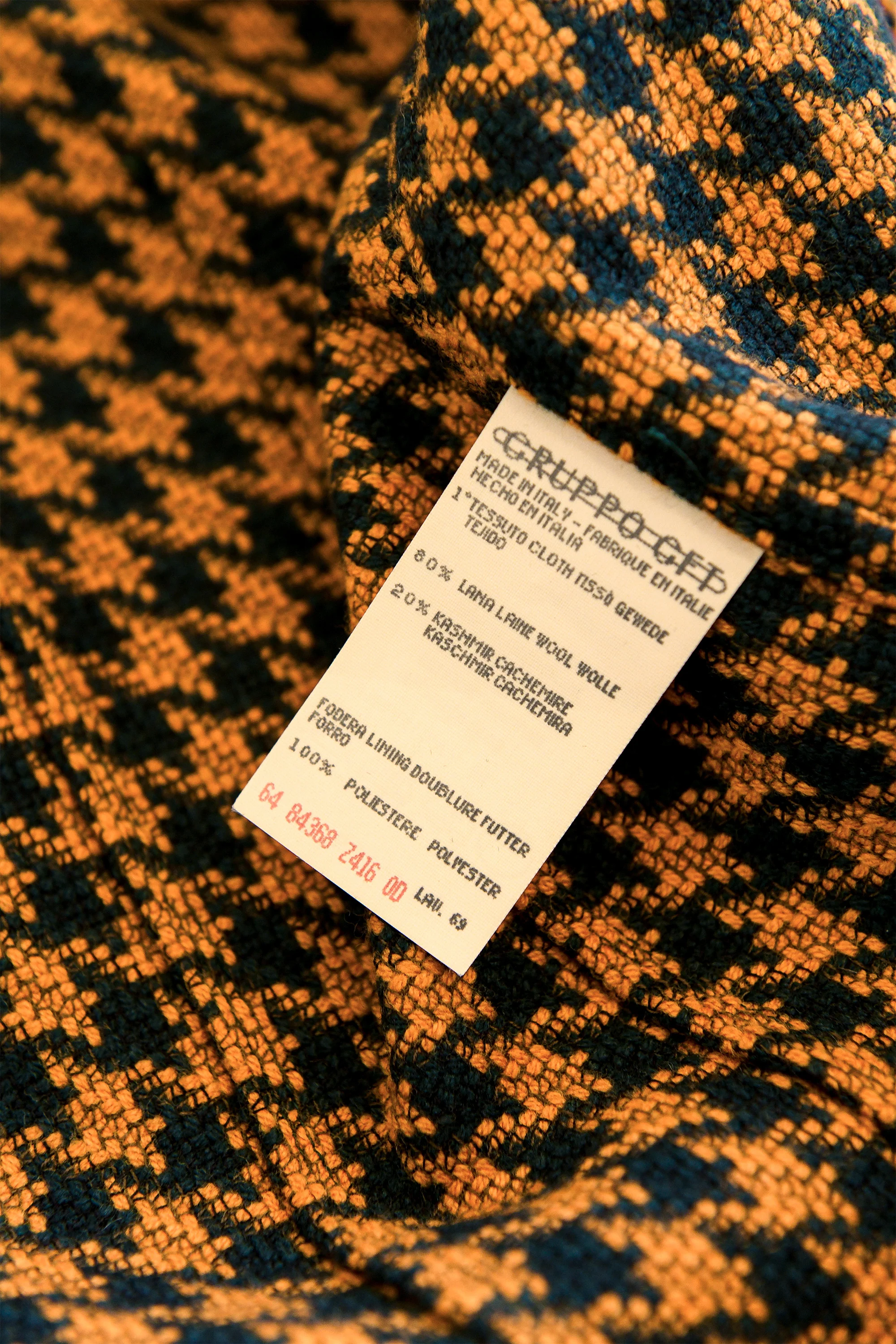 Houndstooth Knit Jacket - Image 7