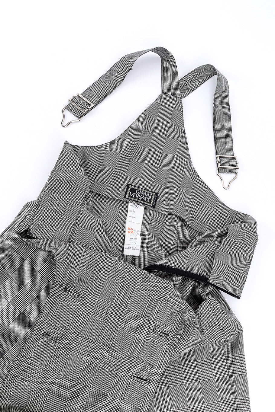 Houndstooth Overall Jumpsuit - Image 9