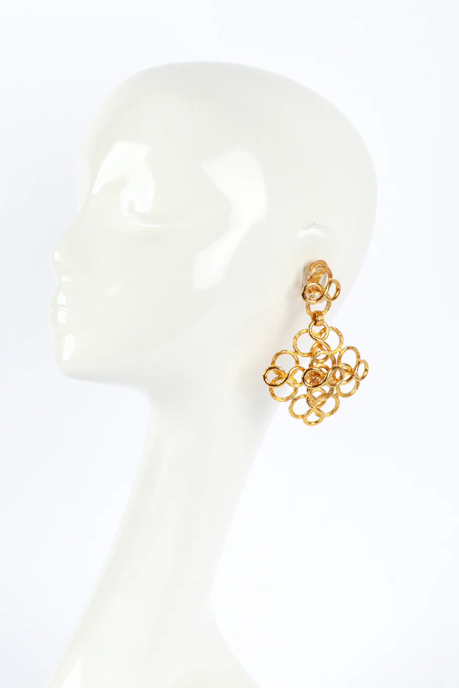 Infinity Coils Drop Earrings - Image 3