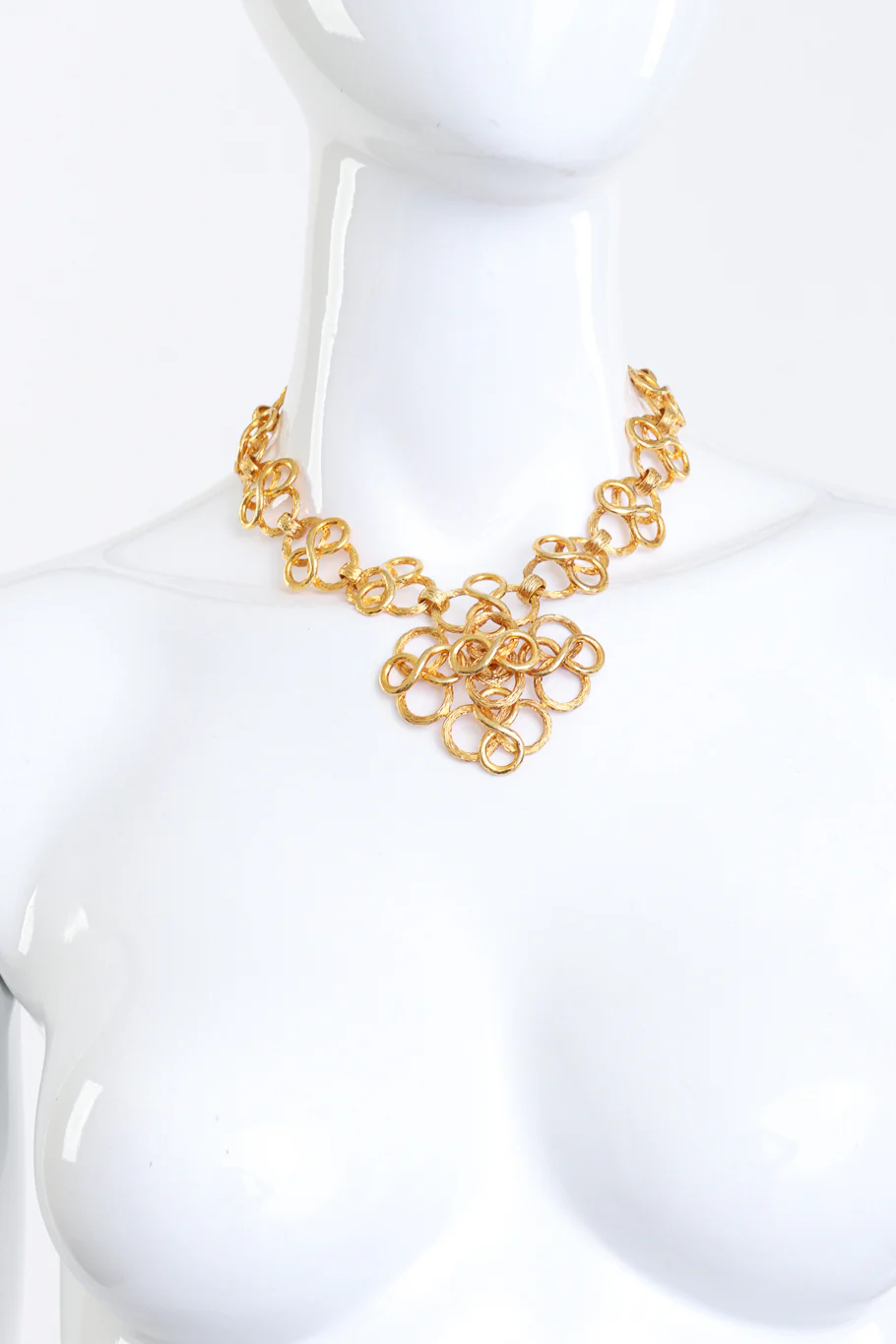Infinity Coils Link Collar Necklace - Image 3