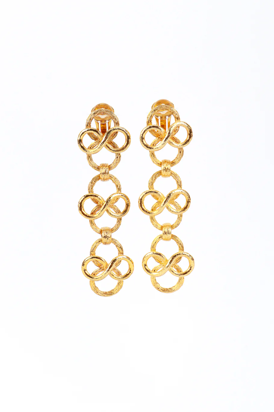 Infinity Link Drop Earrings