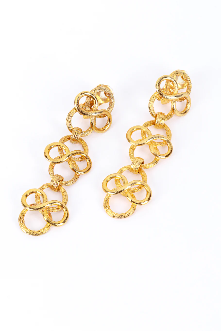 Infinity Link Drop Earrings - Image 3