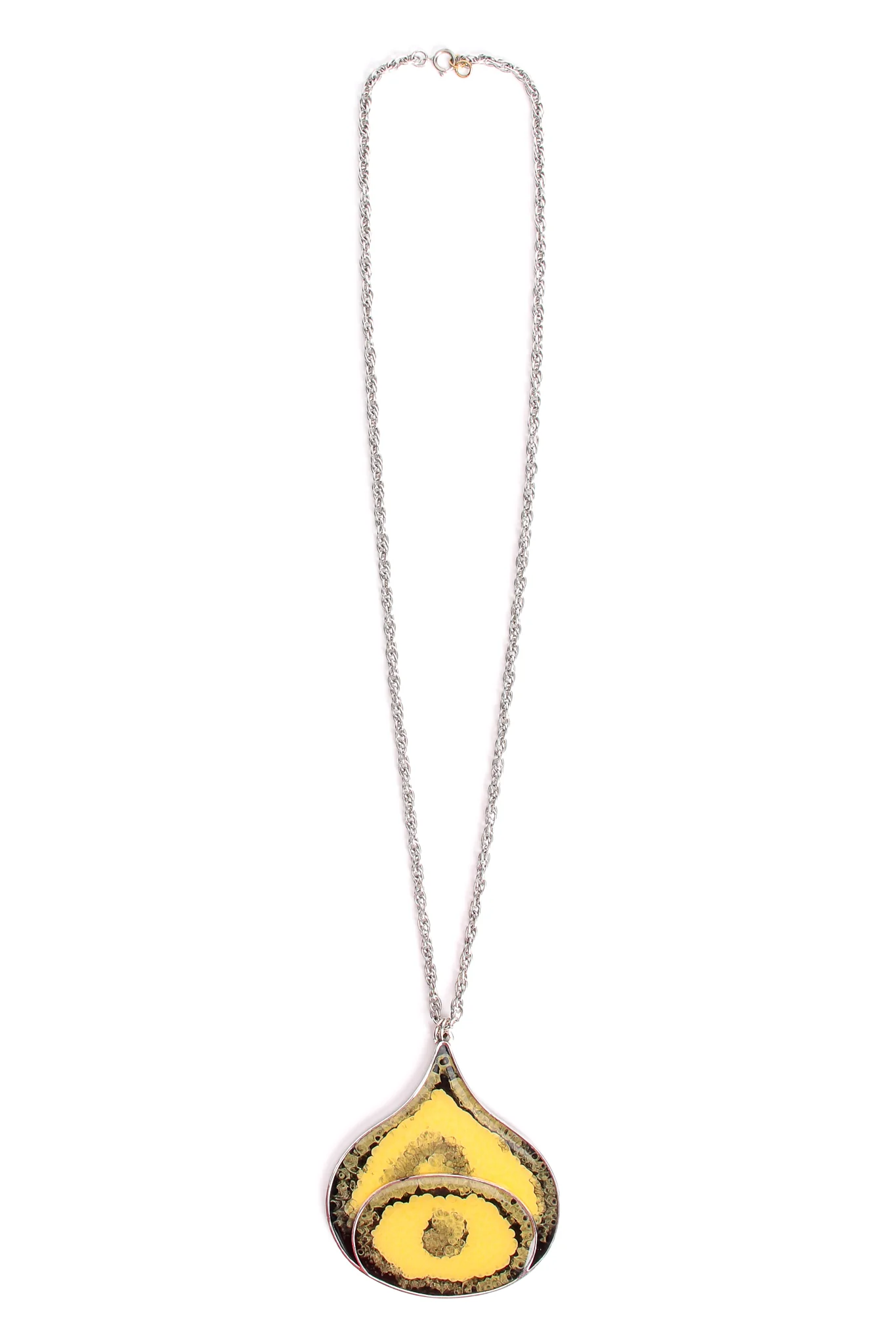 Ink Blot Teardrop Pendant - Image 3