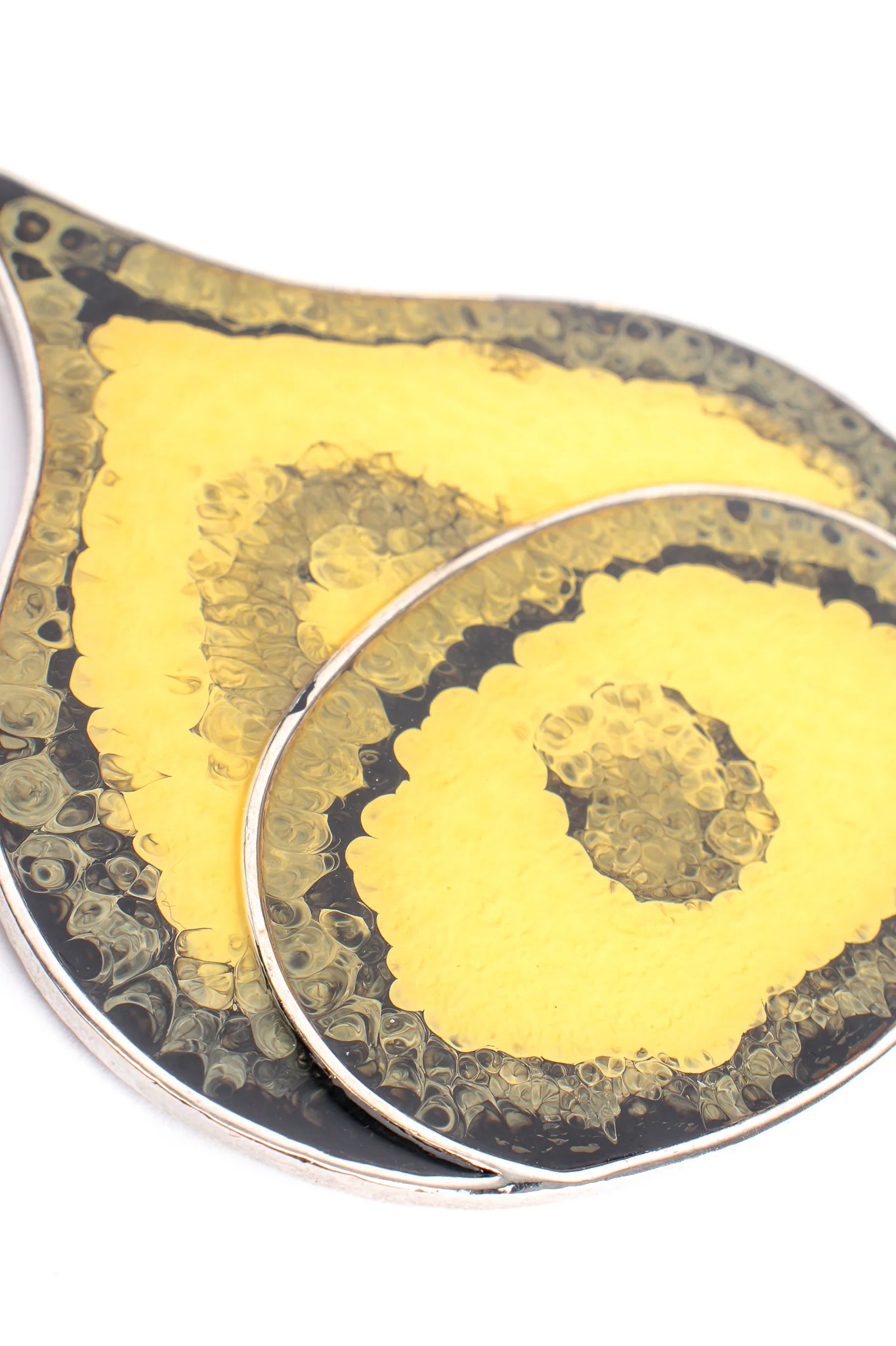 Ink Blot Teardrop Pendant - Image 5