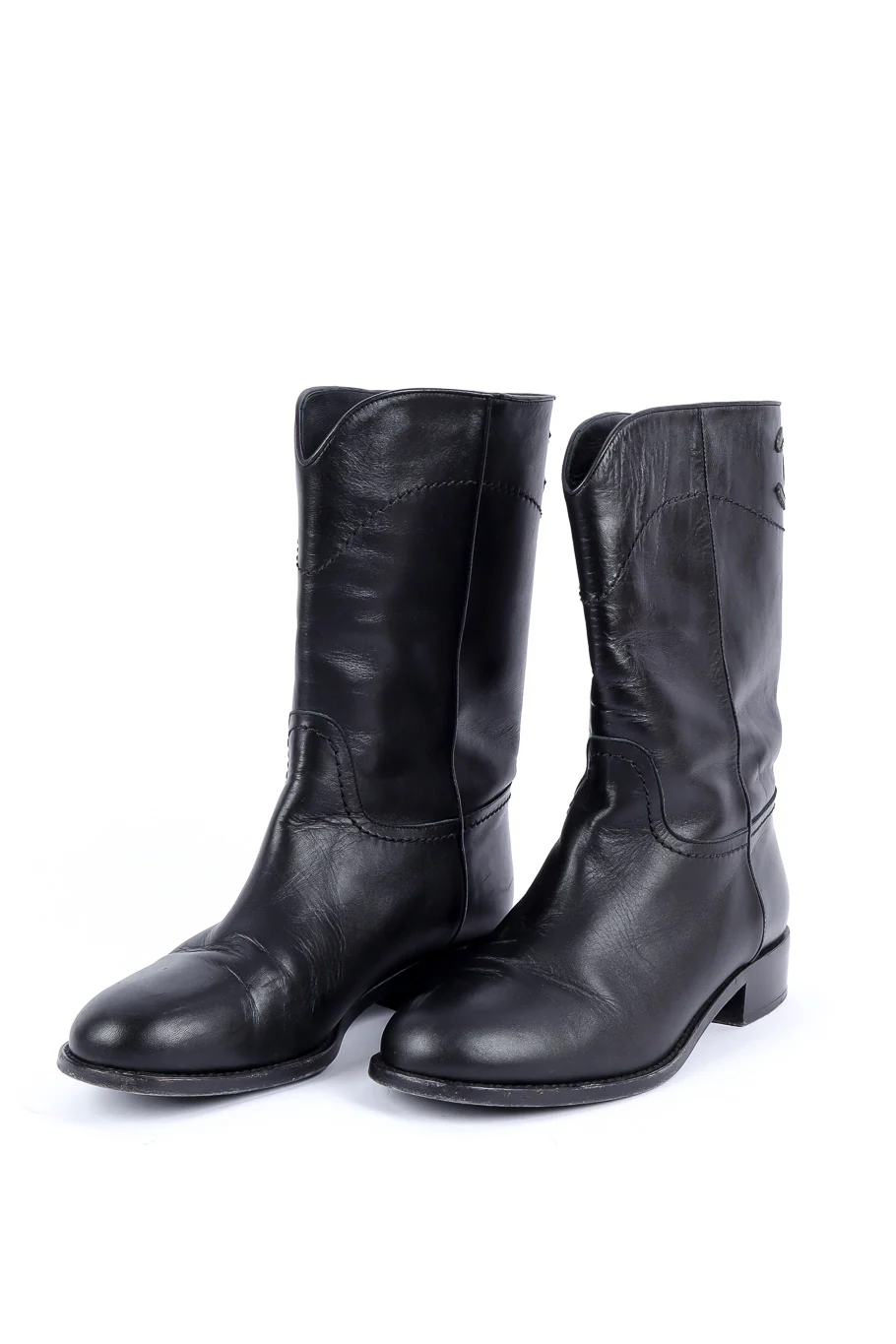 Interlocking CC Mid-Calf Boots - Image 4