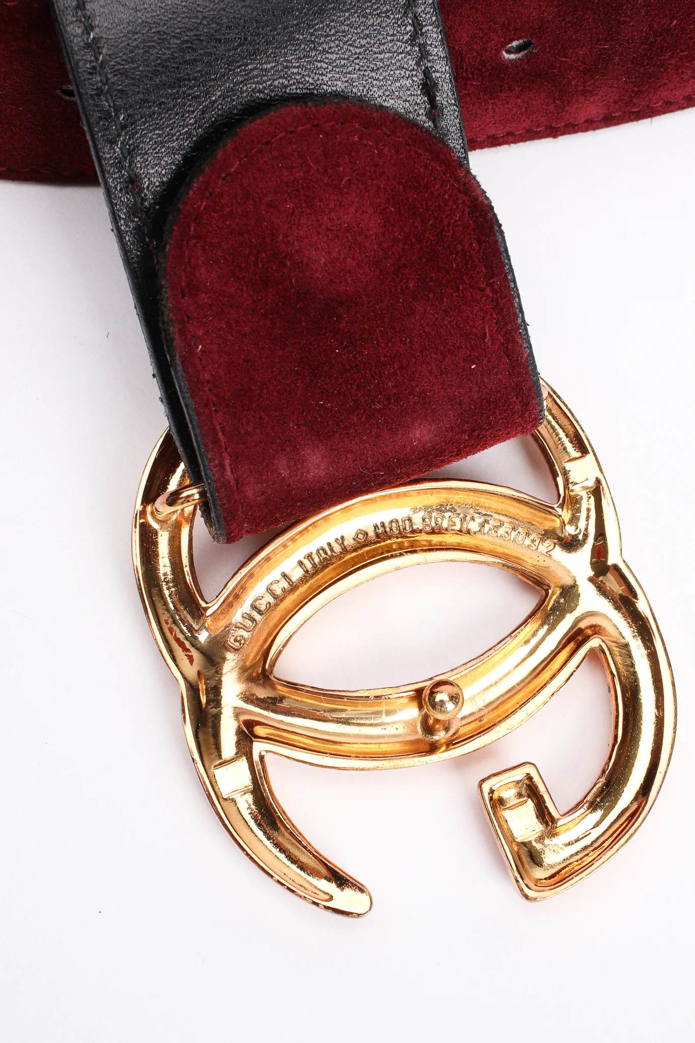 Interlocking GG Logo Suede Belt - Image 6