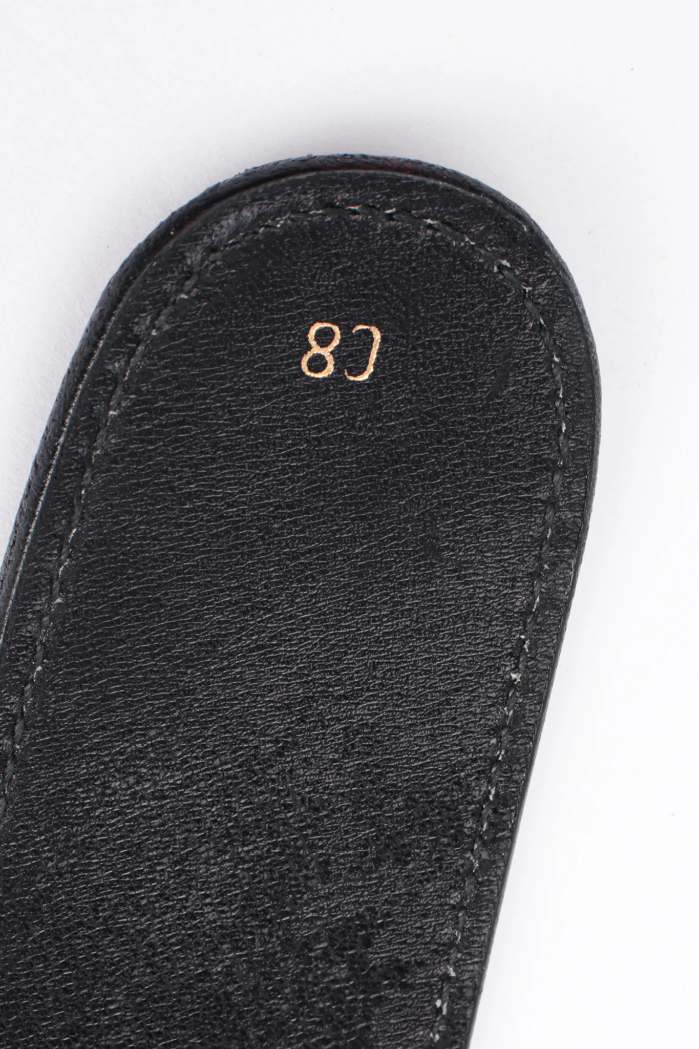 Interlocking GG Logo Suede Belt - Image 9