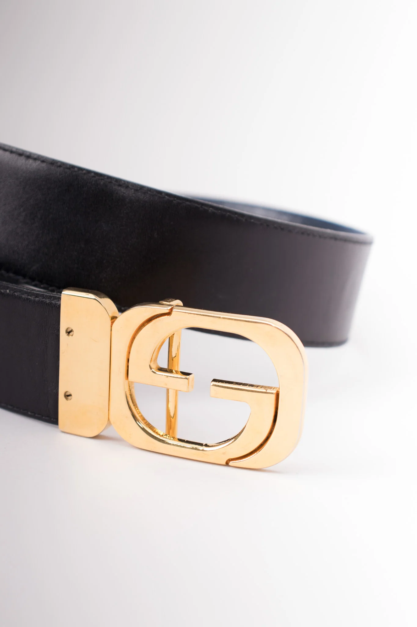 Interlocking GG Reversible Leather Belt - Image 4