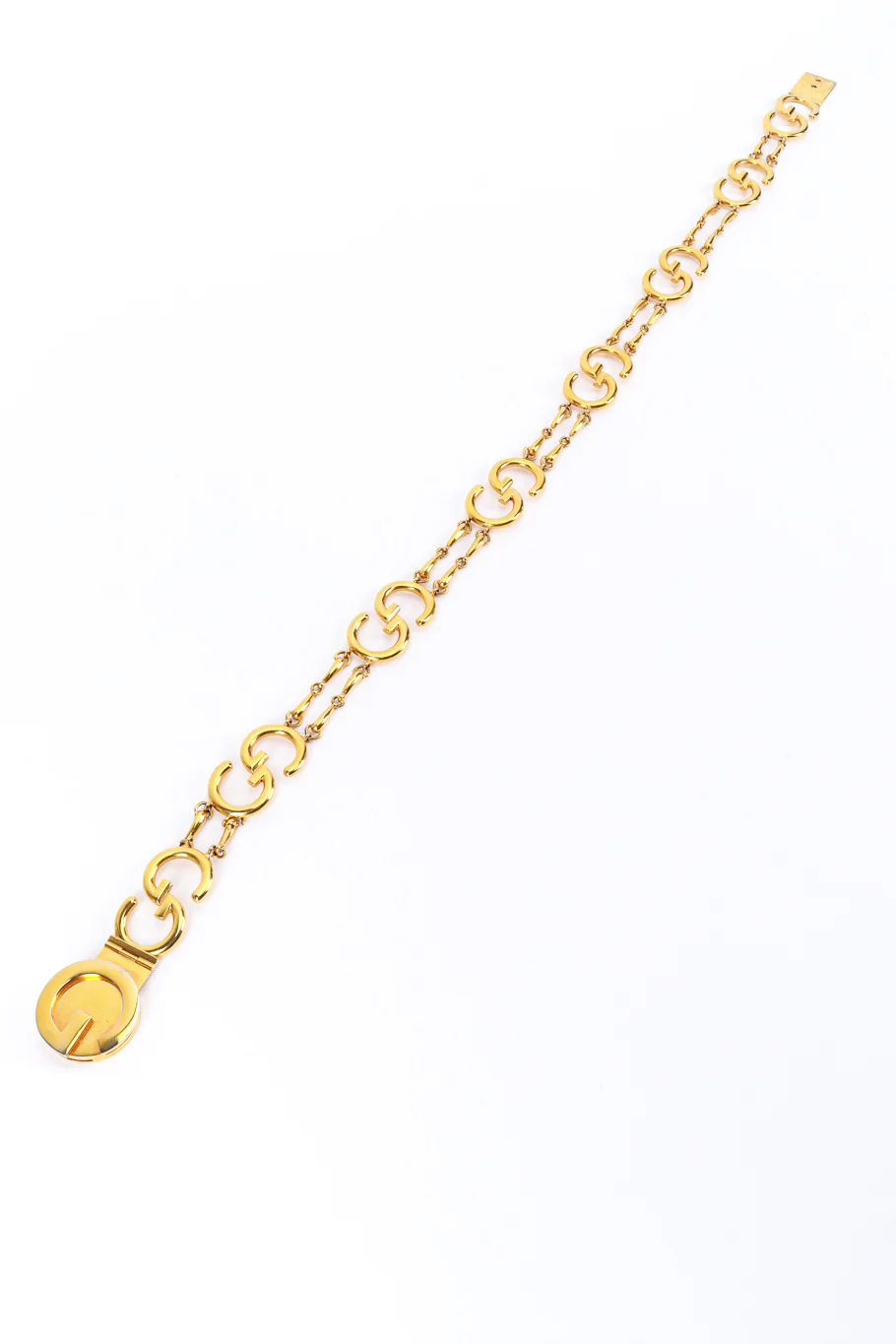 Interlocking Logo Link Metal Belt - Image 4