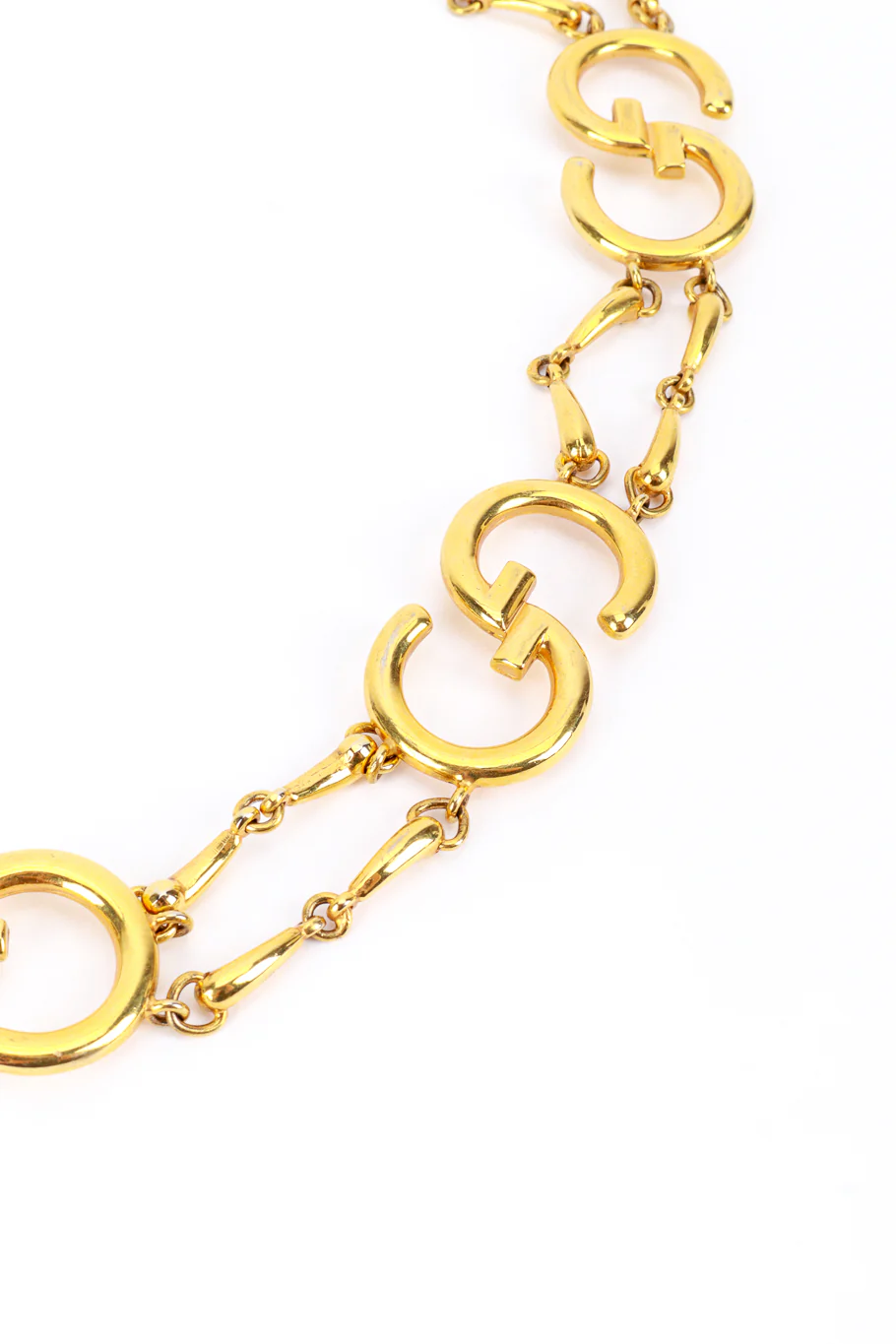 Interlocking Logo Link Metal Belt - Image 5