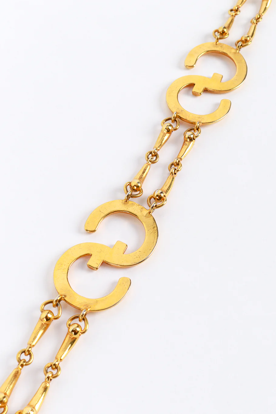 Interlocking Logo Link Metal Belt - Image 6