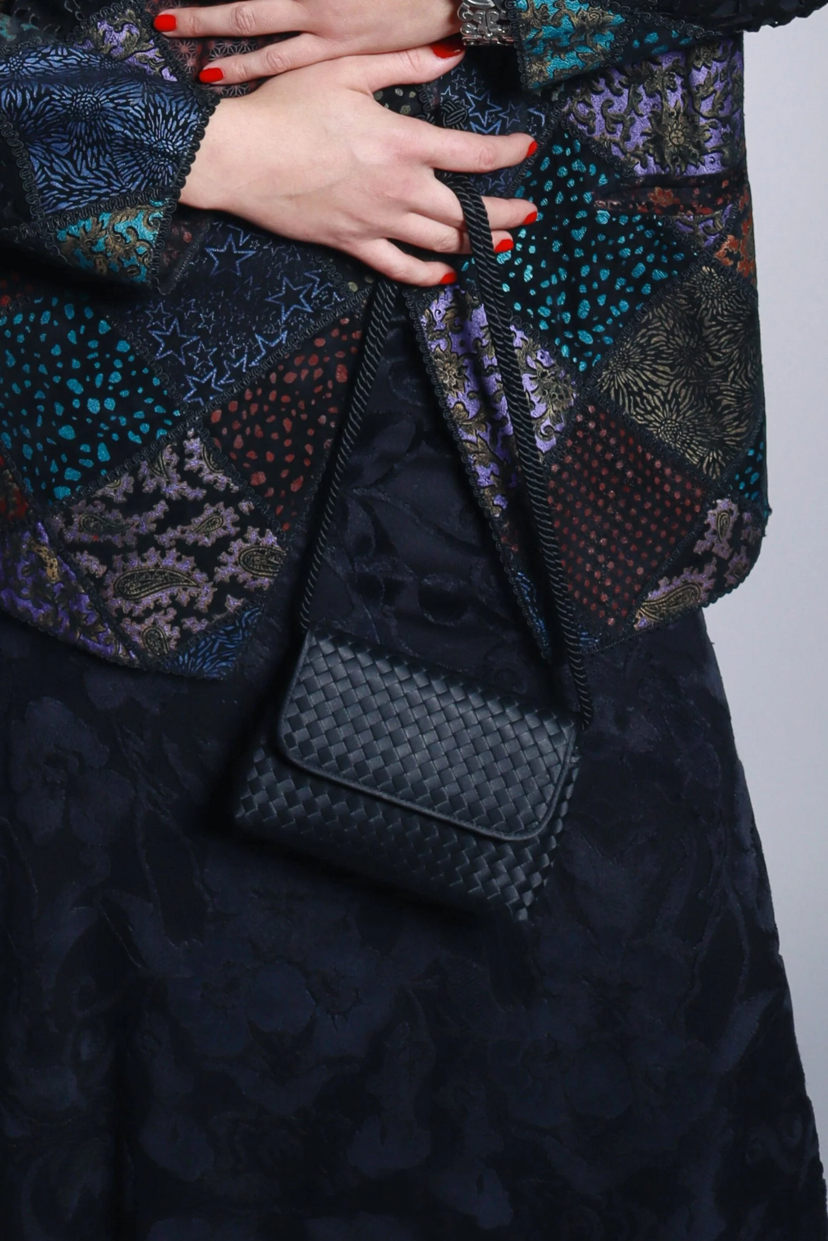 Intrecciato Weave Mini Flap Bag - Image 2