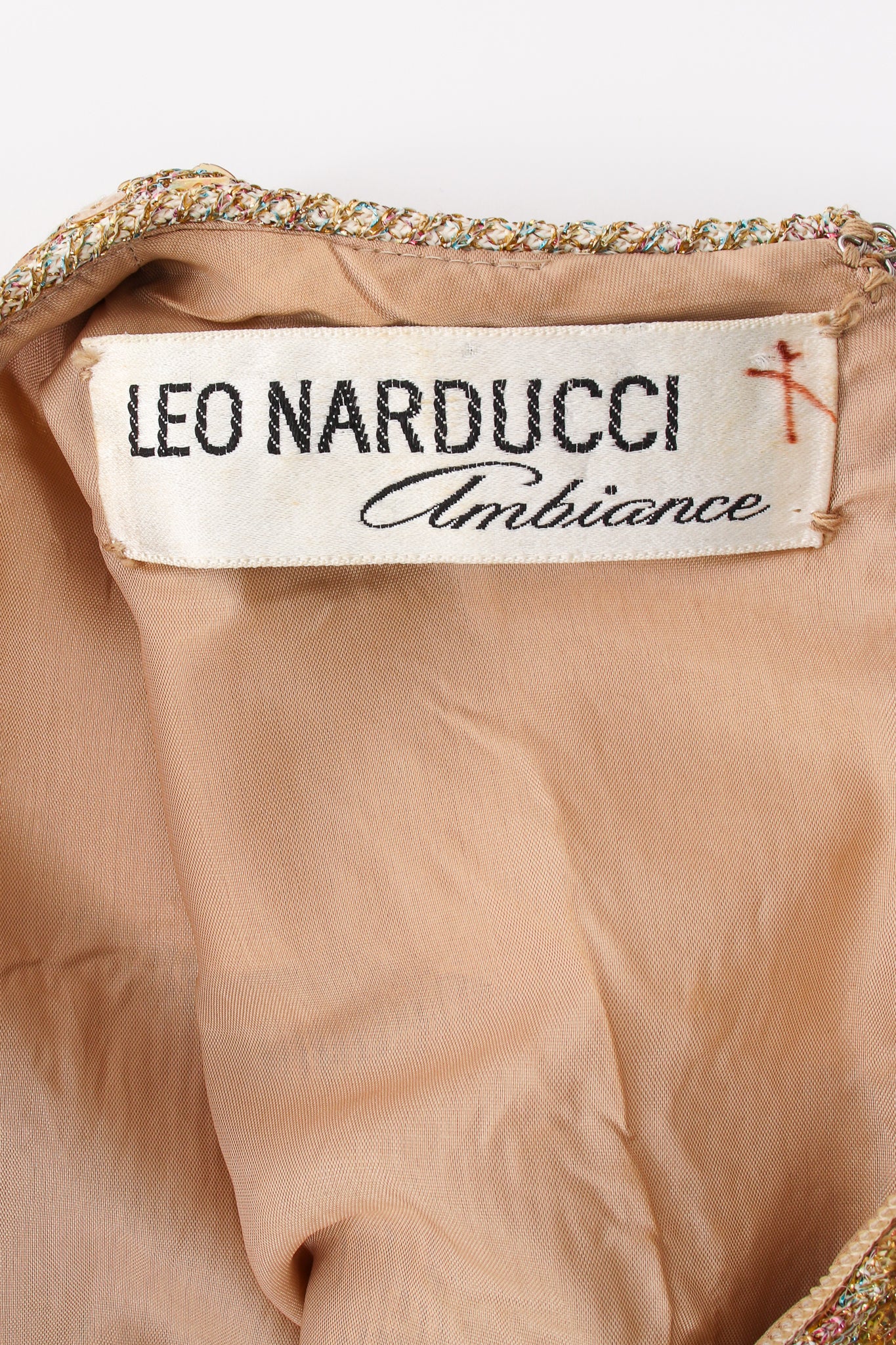 Iridescent Champagne Sequin Dress - Image 16