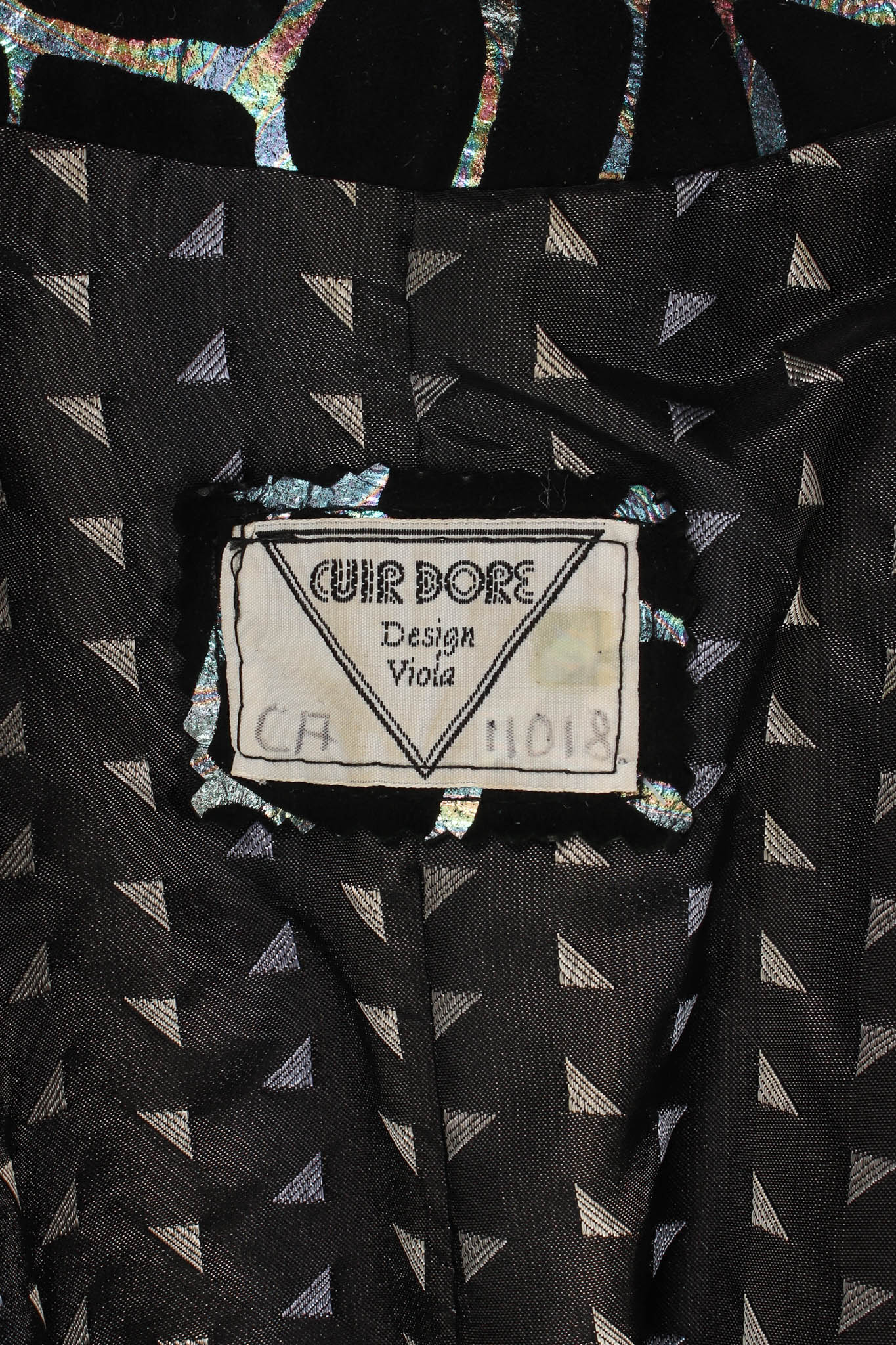Iridescent Crocodile Print Jacket - Image 10