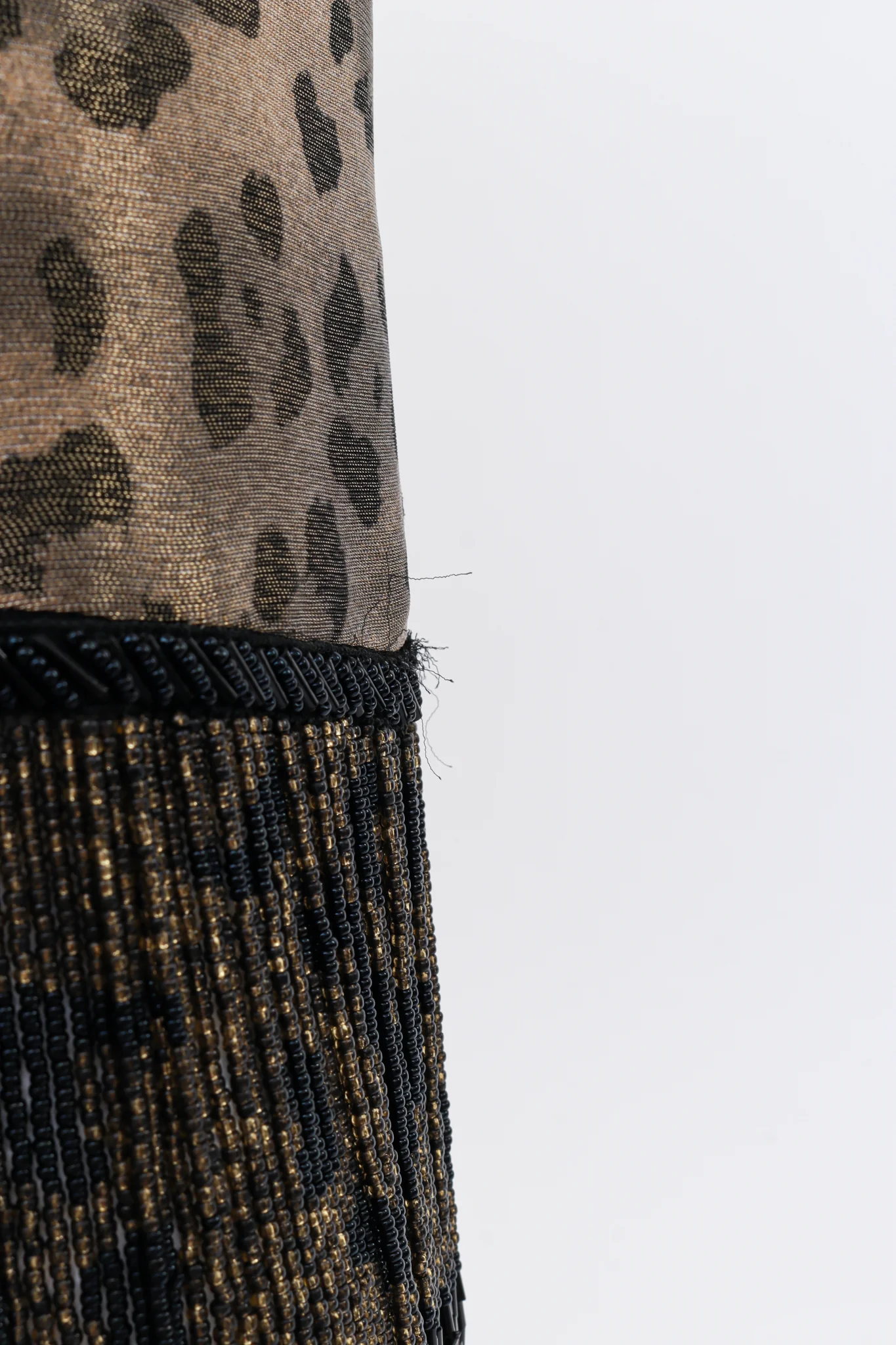 Iridescent Leopard Print Fringe Dress - Image 8