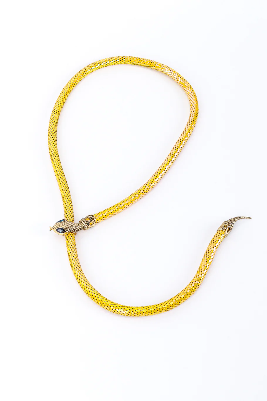Iridescent Mesh Snake Necklace Belt - Image 4