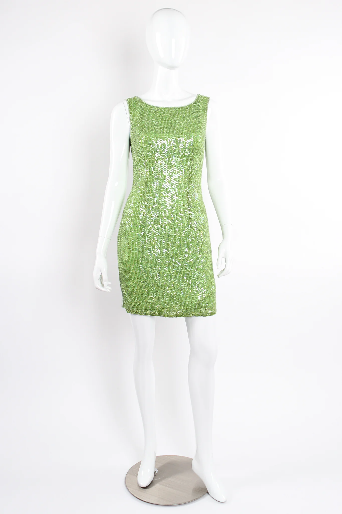 Iridescent Sequin Cocktail Sheath - Image 4