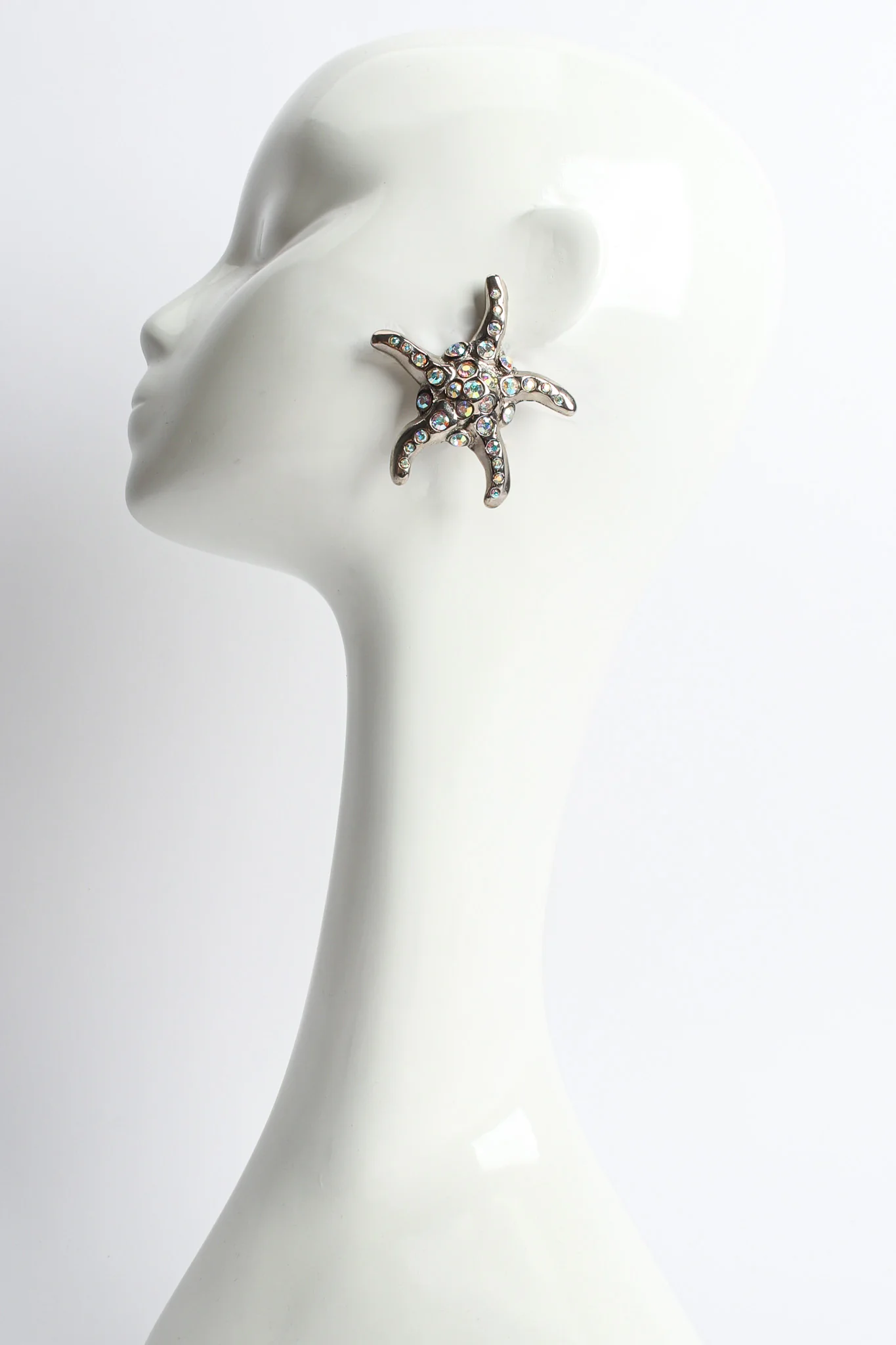 Iridescent Starfish Earrings - Image 2
