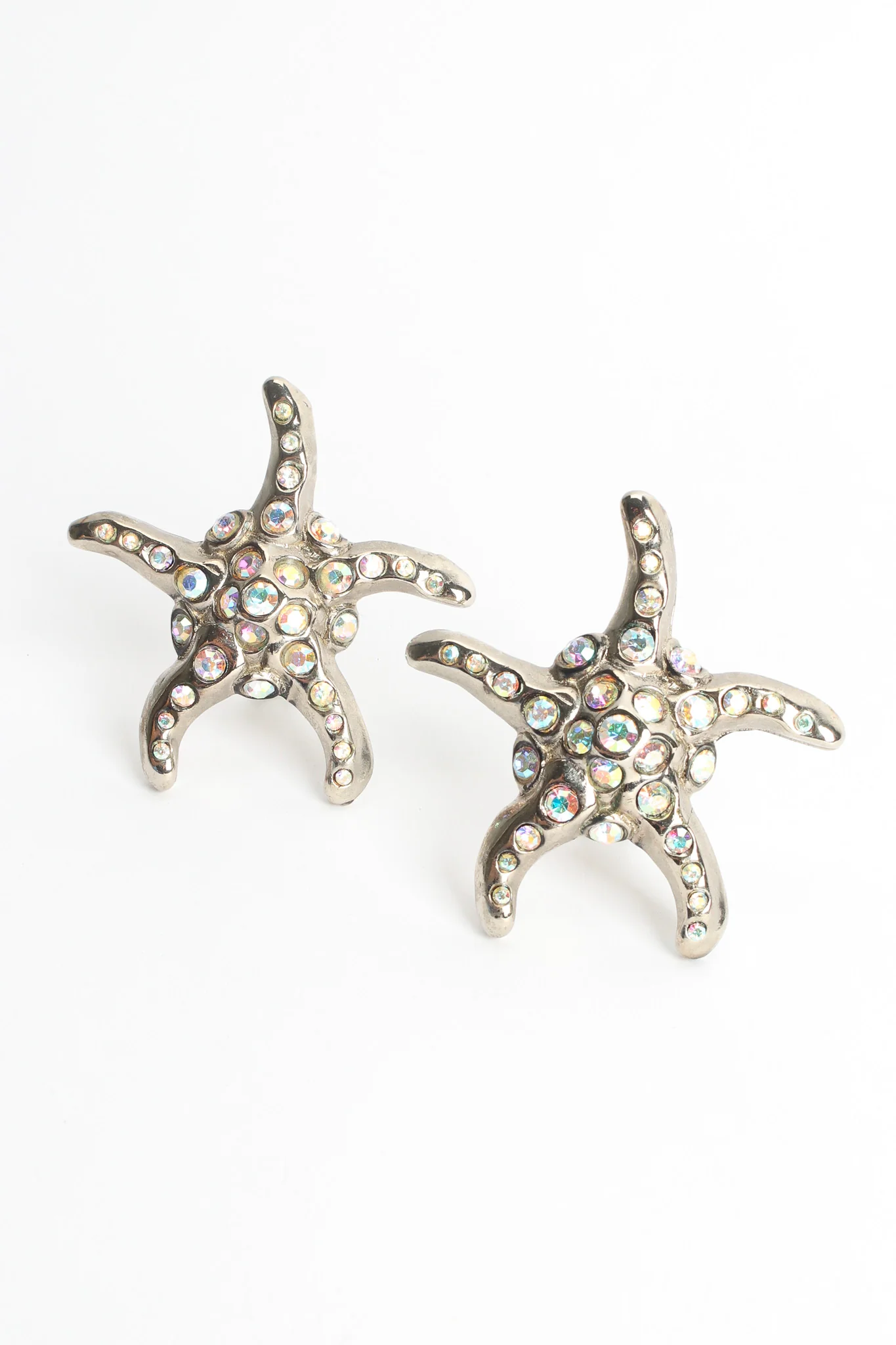 Iridescent Starfish Earrings - Image 3