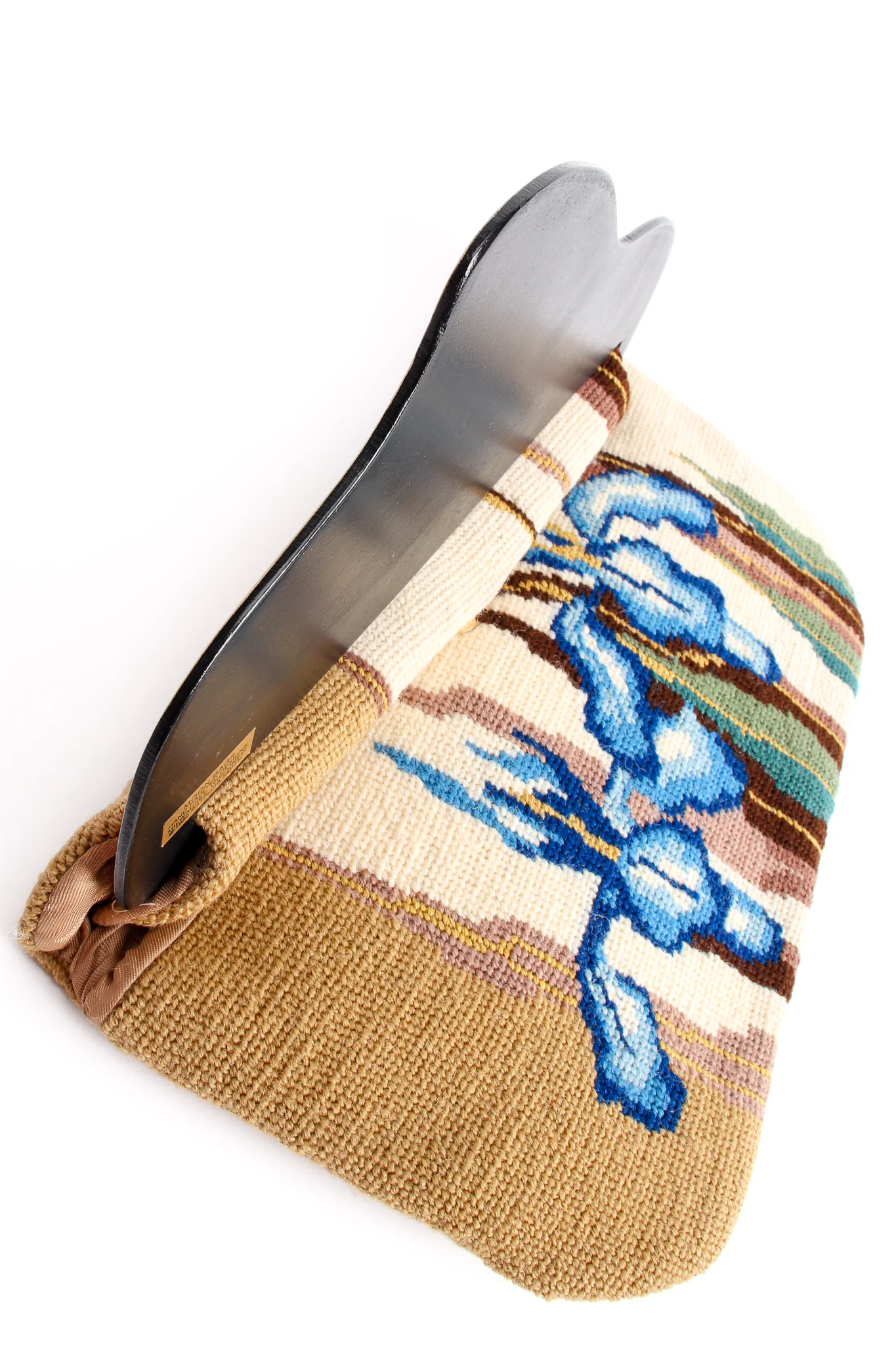 Iris Needlepoint Clutch - Image 10