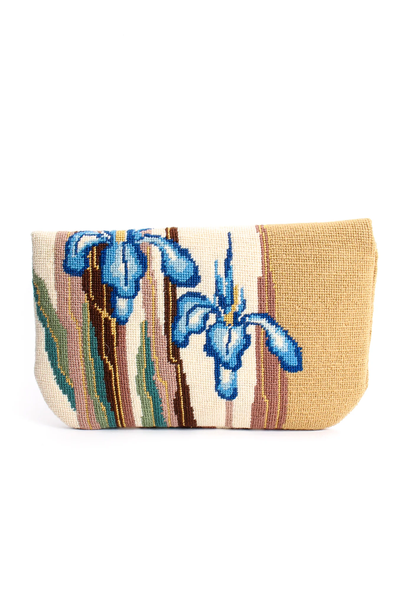 Iris Needlepoint Clutch - Image 3