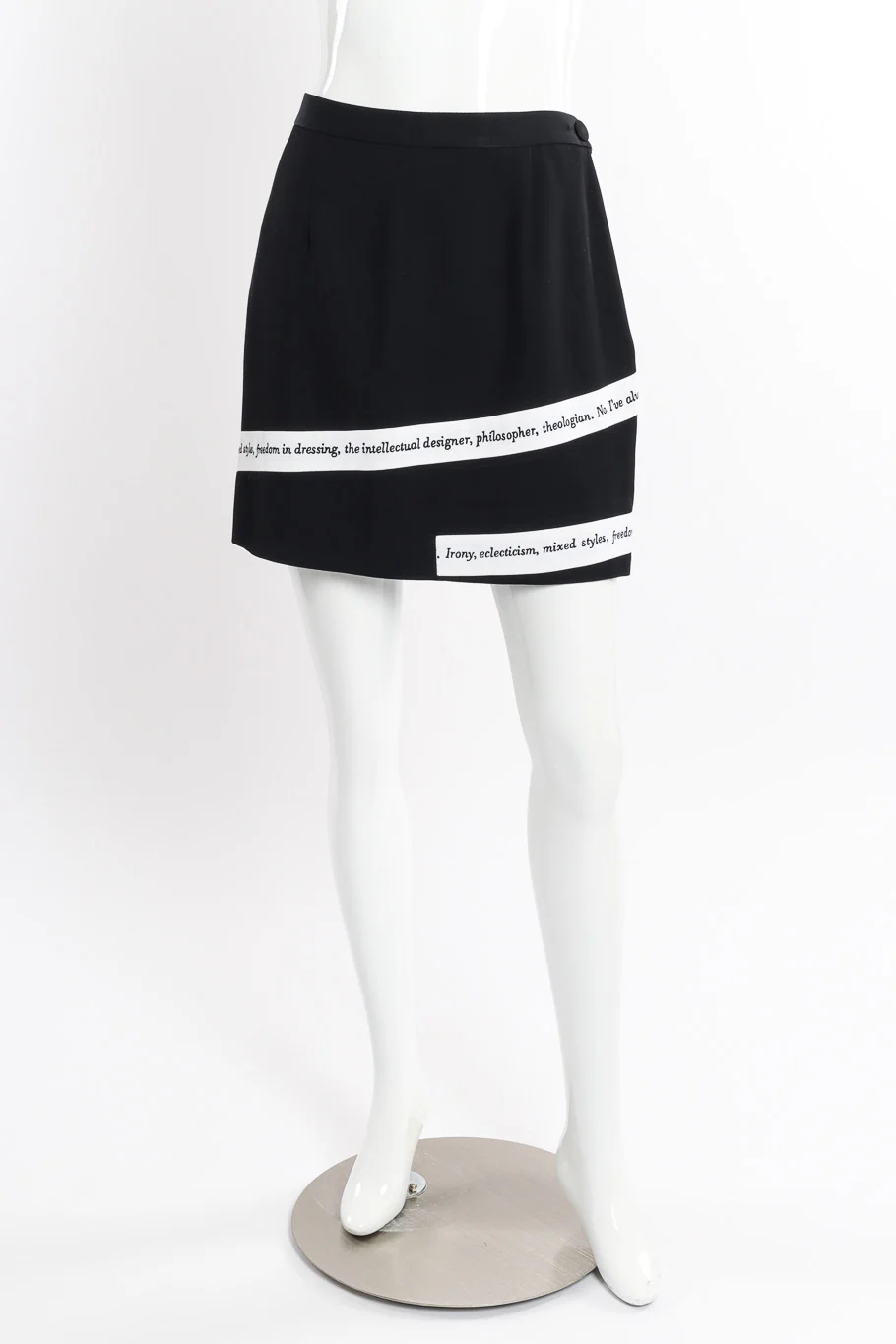 Irony of Design Text Jacket & Skirt Suit - Image 5