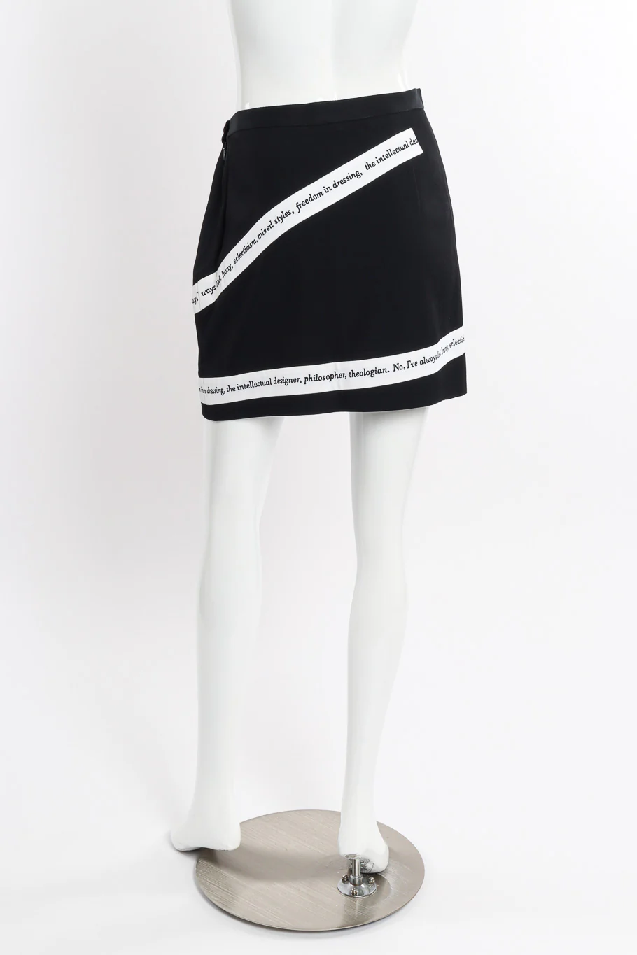 Irony of Design Text Jacket & Skirt Suit - Image 7