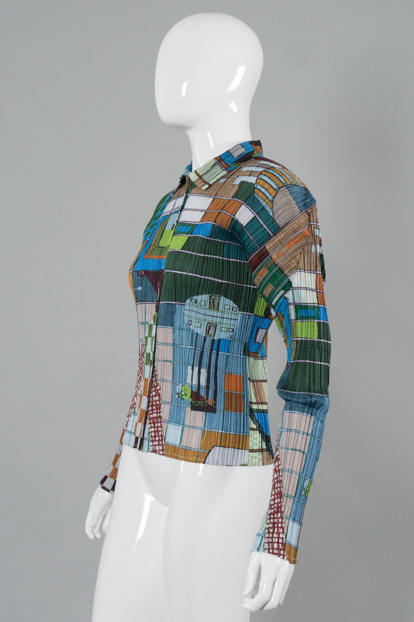 City & Man Pleated Blouse - Image 3