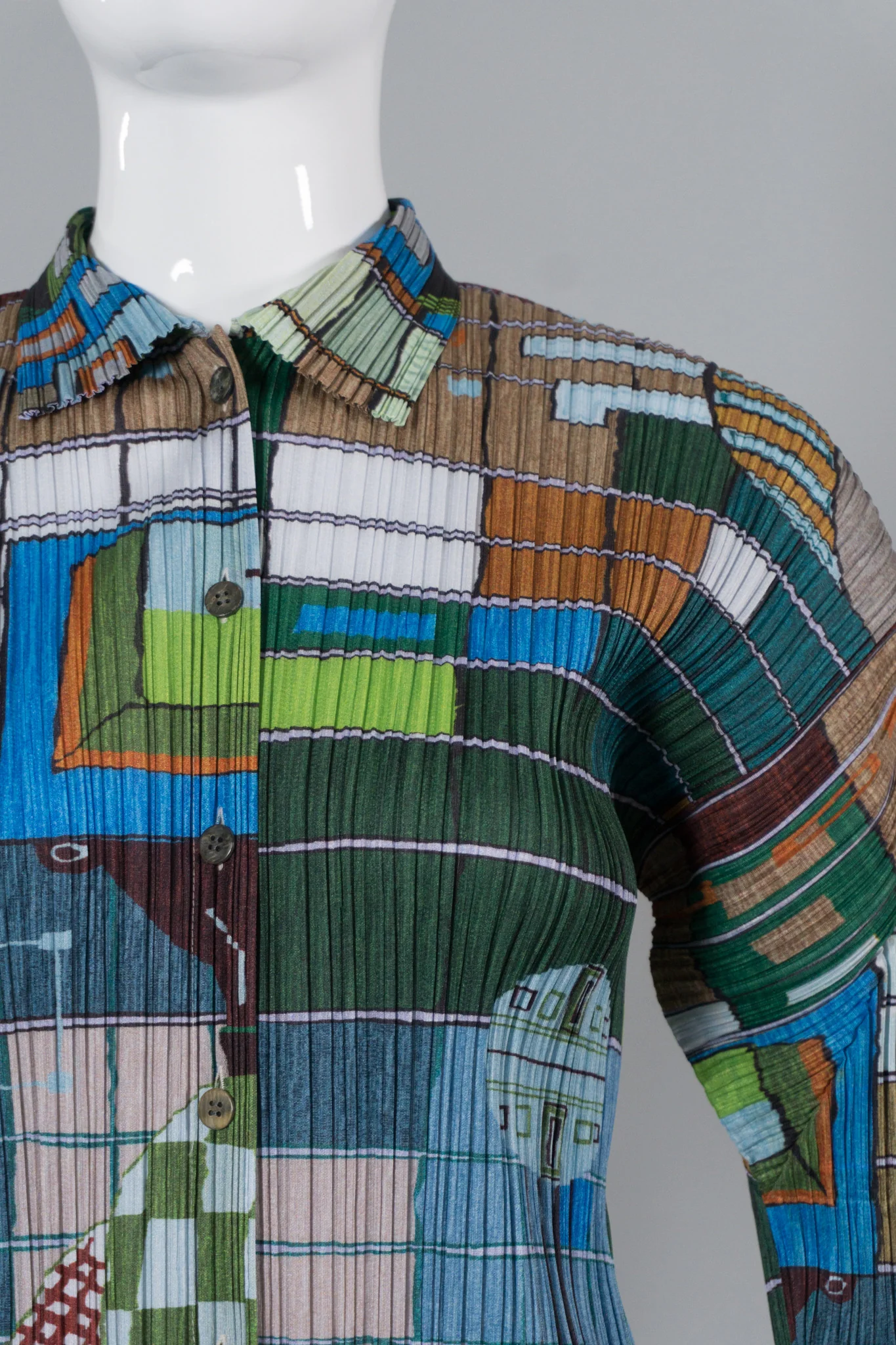 City & Man Pleated Blouse - Image 6