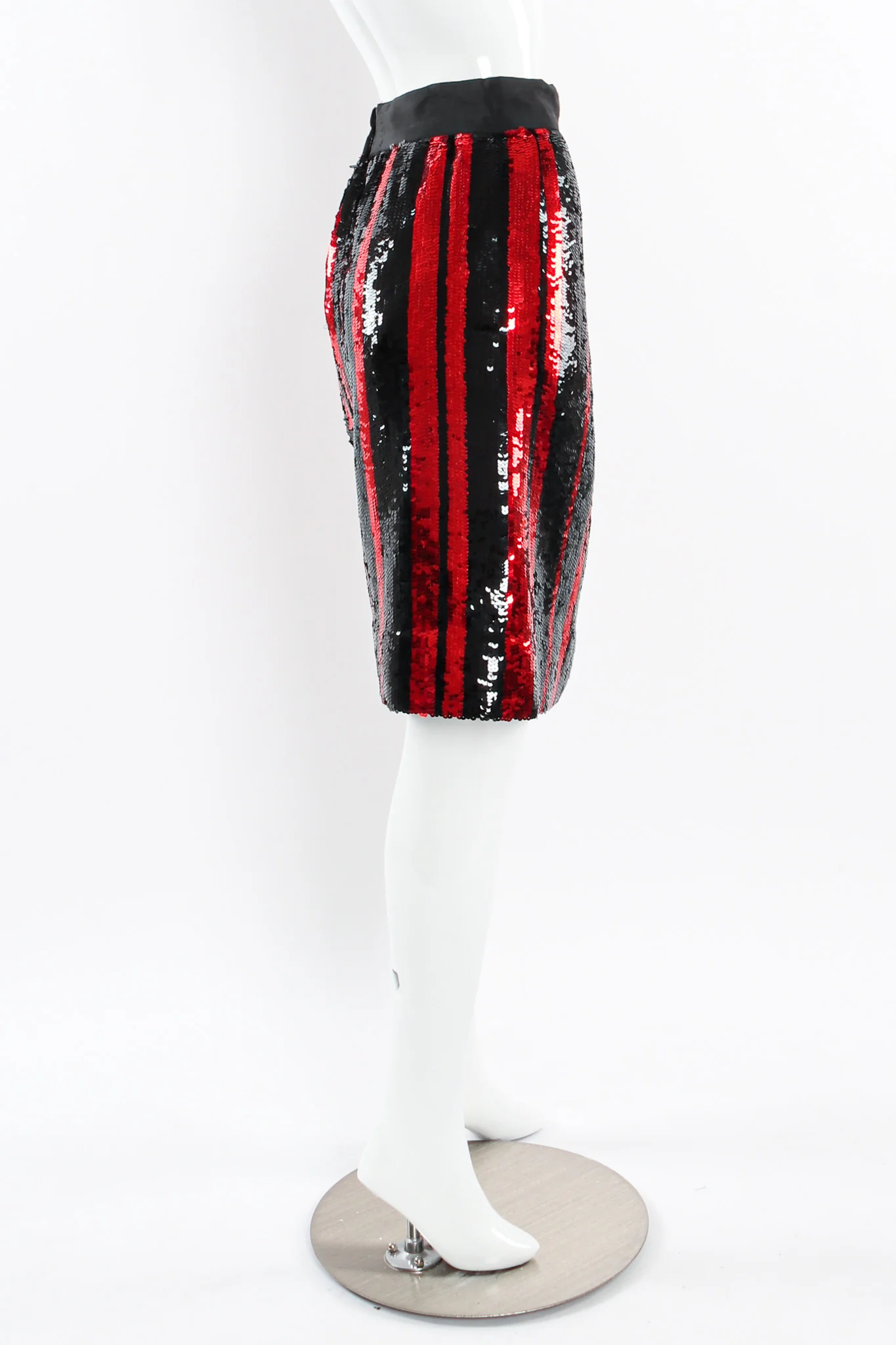Sequin Stripe Jacket & Skirt Set - Image 9