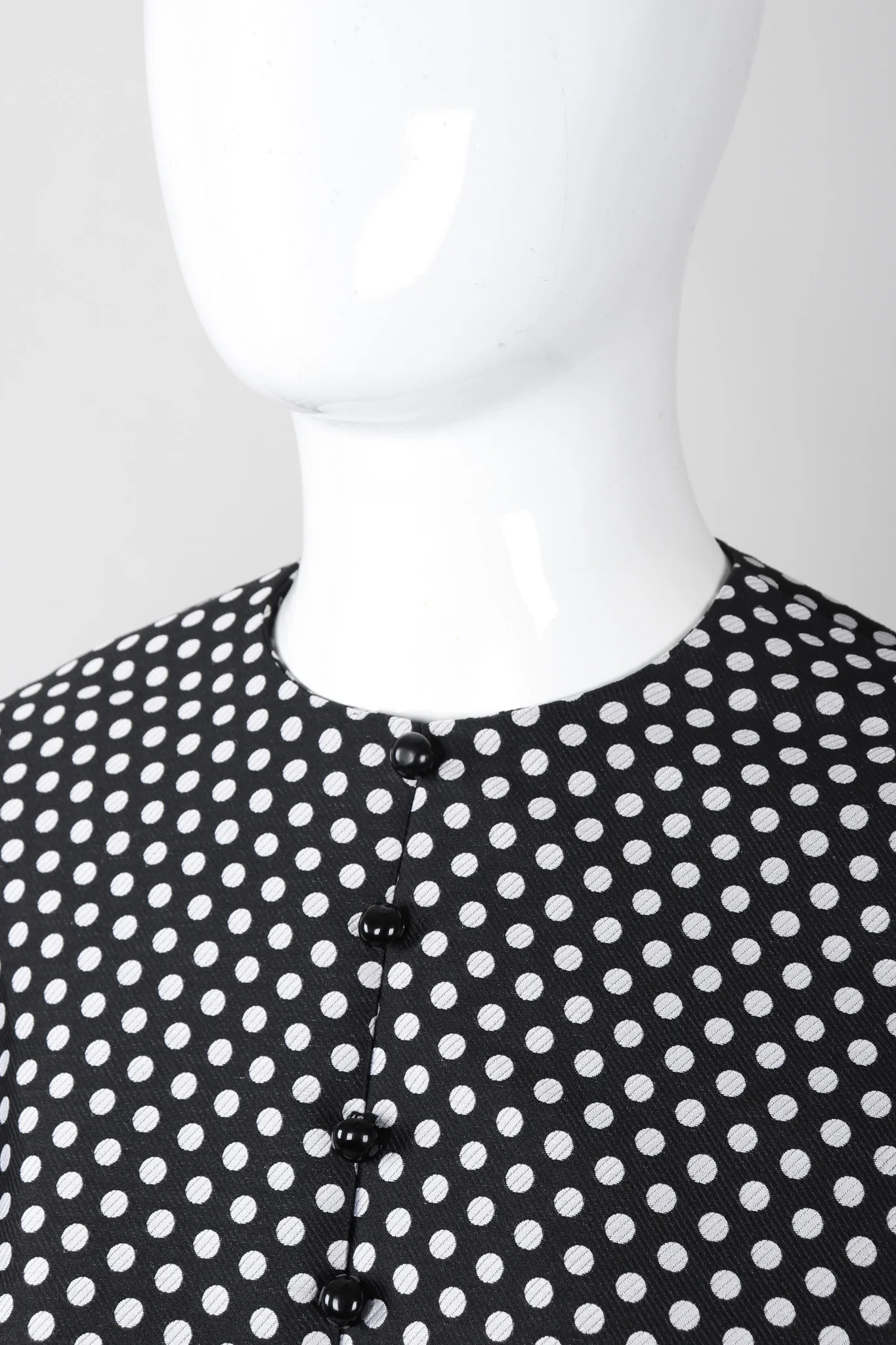 Jacquard Dot Dress - Image 8
