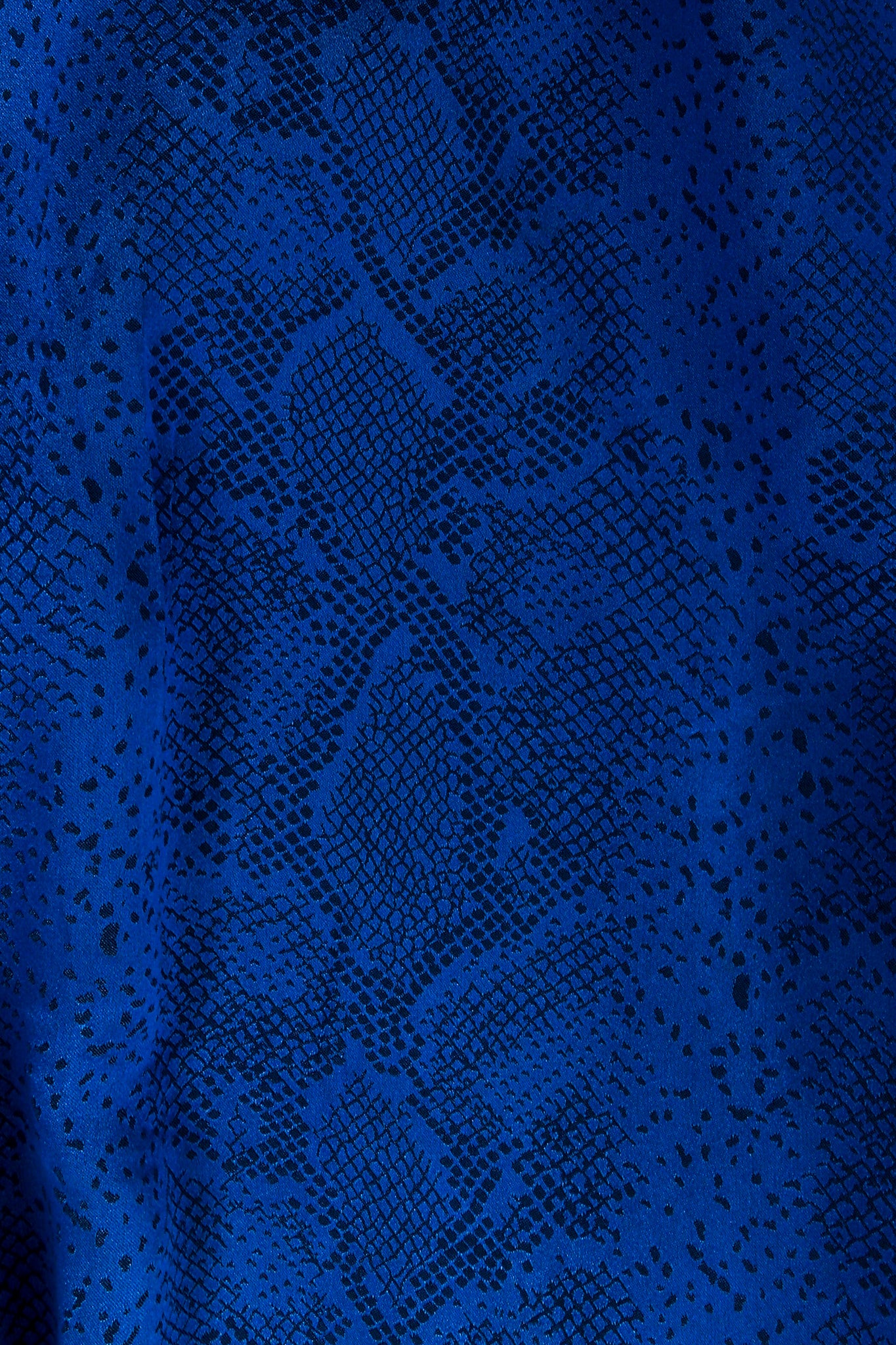 Jacquard Snake Silk Bow Blouse - Image 9