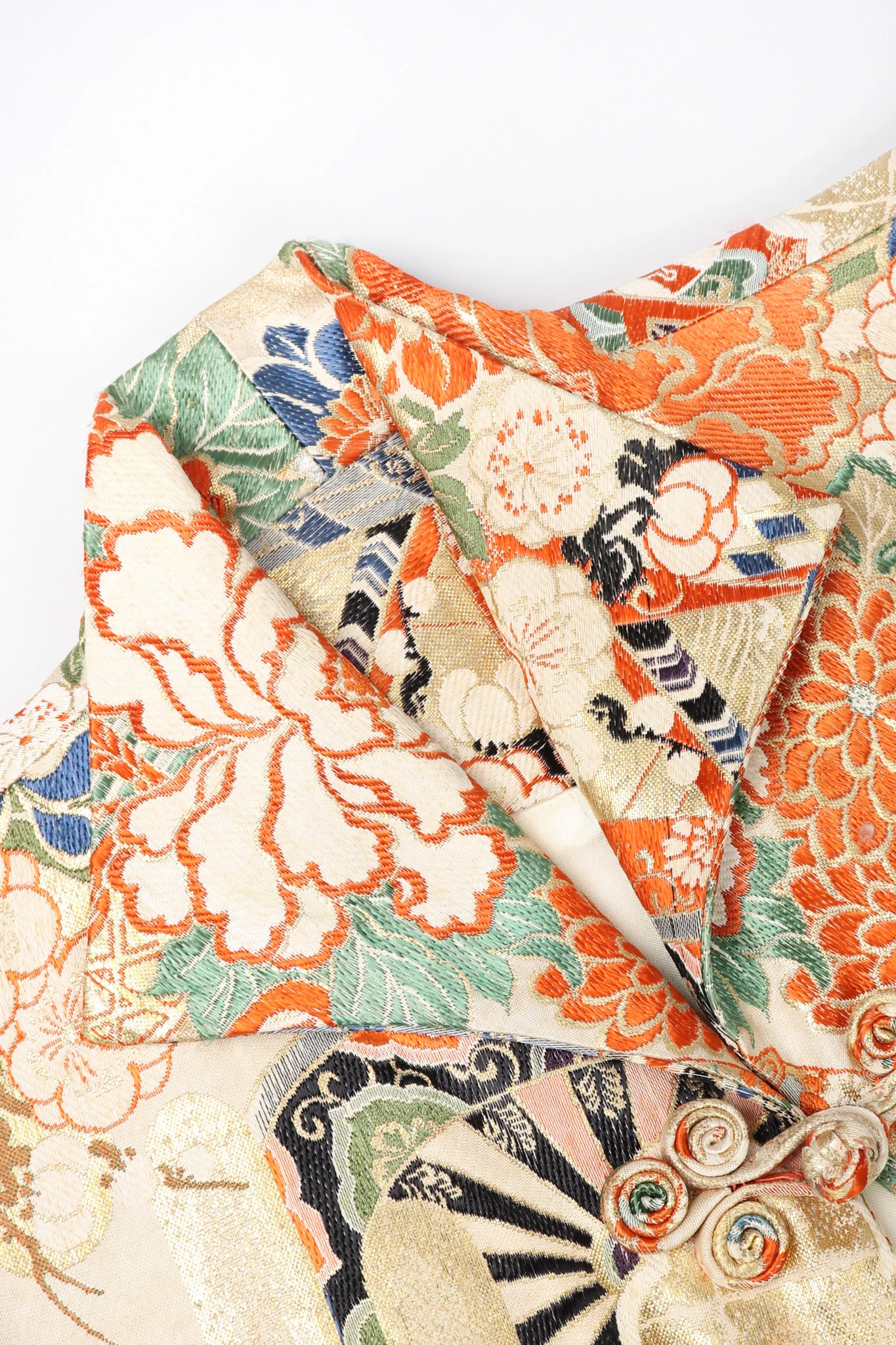 Japanese Brocade Crop Jacket - Image 11