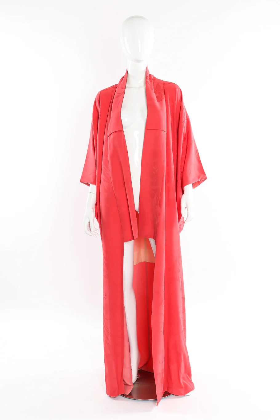 Japanese Embossed Floral Kimono - Image 3