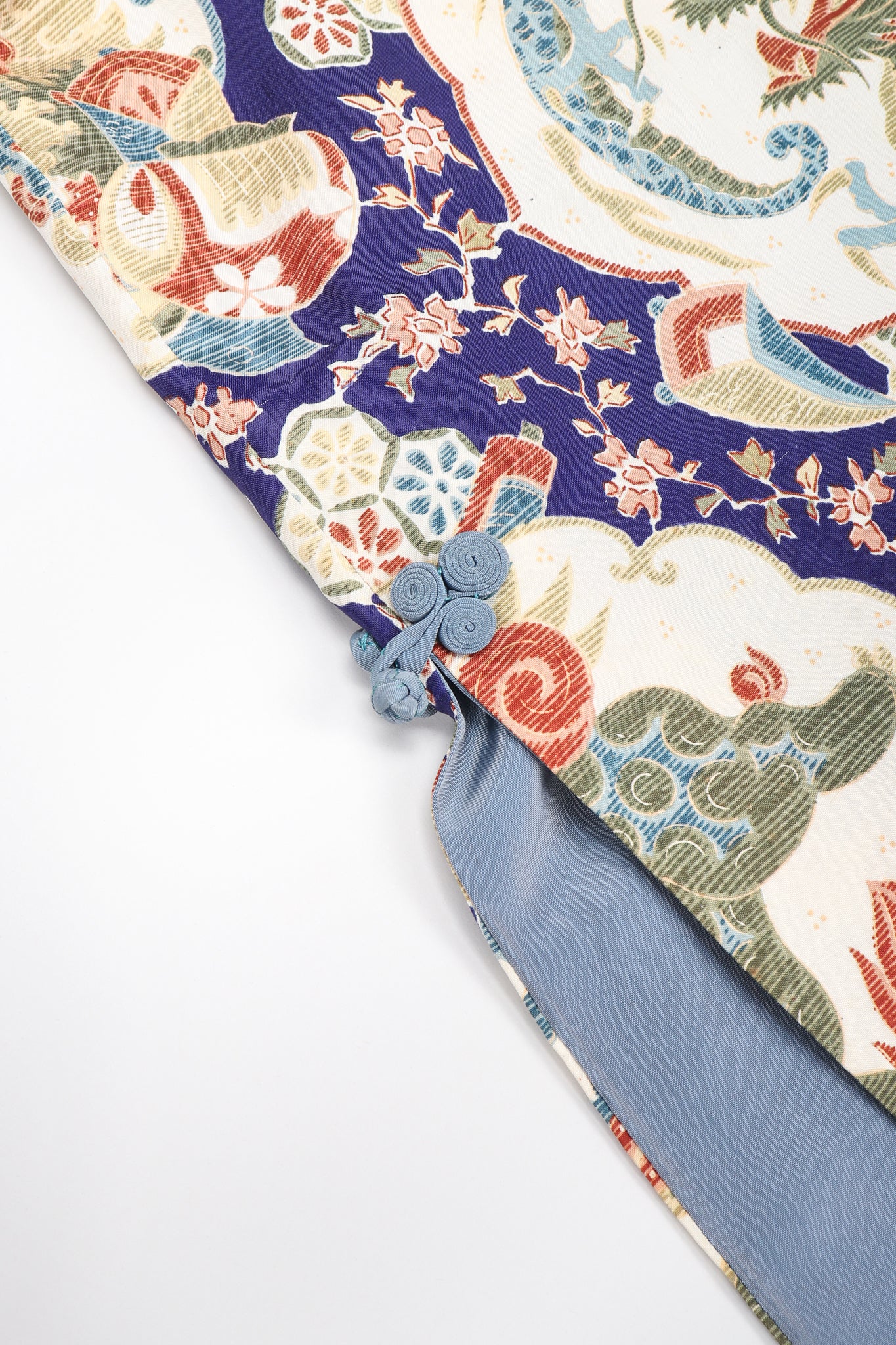 Japanese Folk Print Kimono Caftan - Image 17