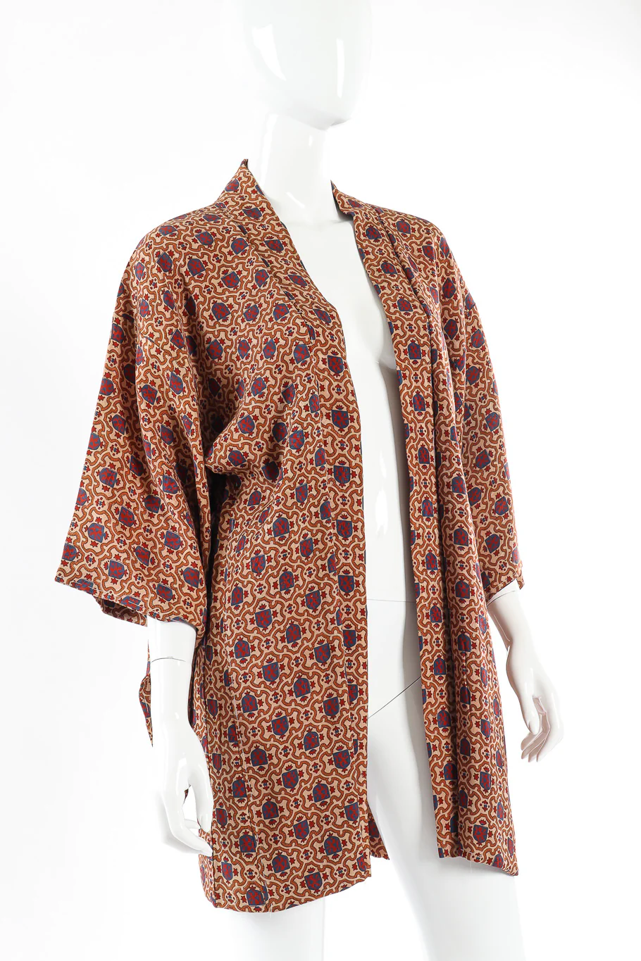 Japanese Jacquard Crest Kimono - Image 6