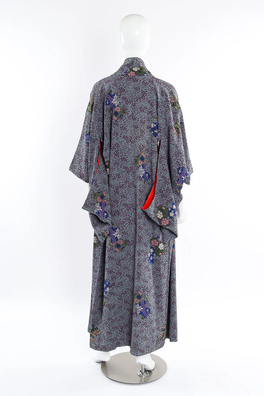 Japanese Leaf & Floral Kimono - Image 6