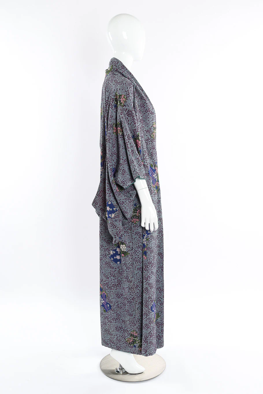 Japanese Leaf & Floral Kimono - Image 7
