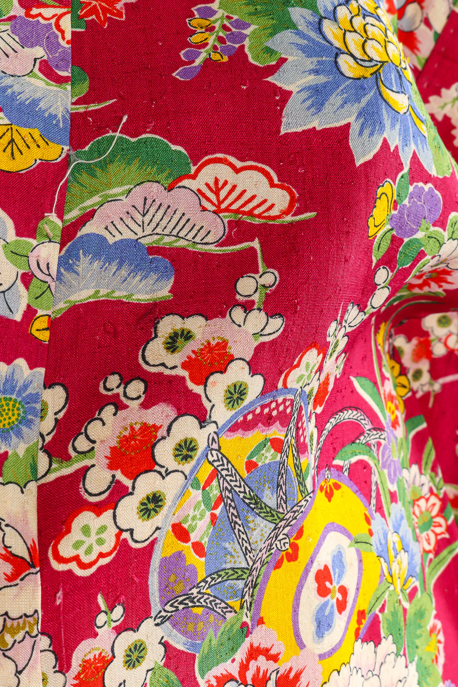 Japanese Lily Blossom Lantern Kimono - Image 16