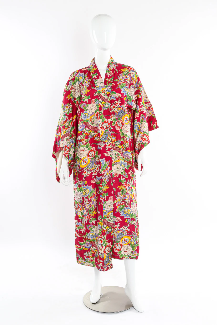 Japanese Lily Blossom Lantern Kimono - Image 4