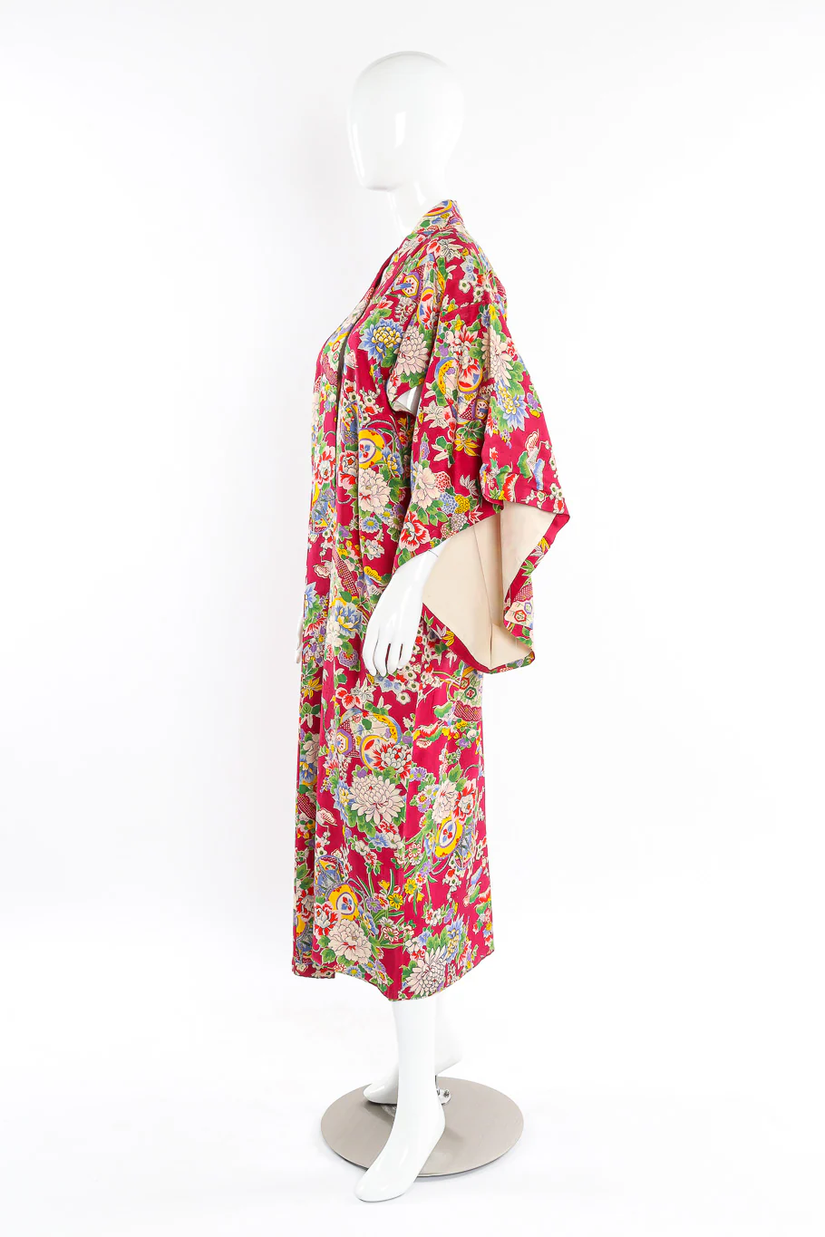 Japanese Lily Blossom Lantern Kimono - Image 5