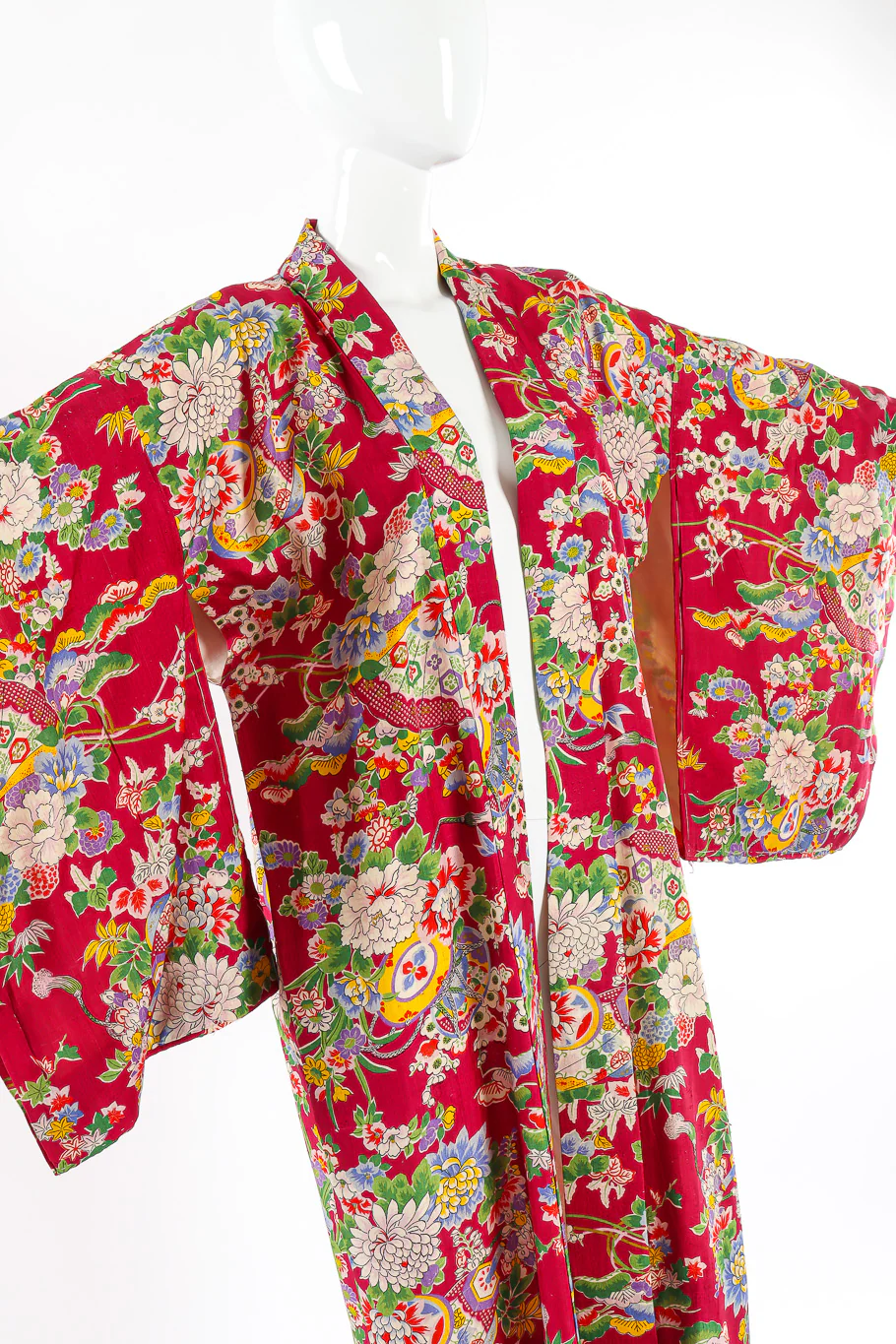 Japanese Lily Blossom Lantern Kimono - Image 7