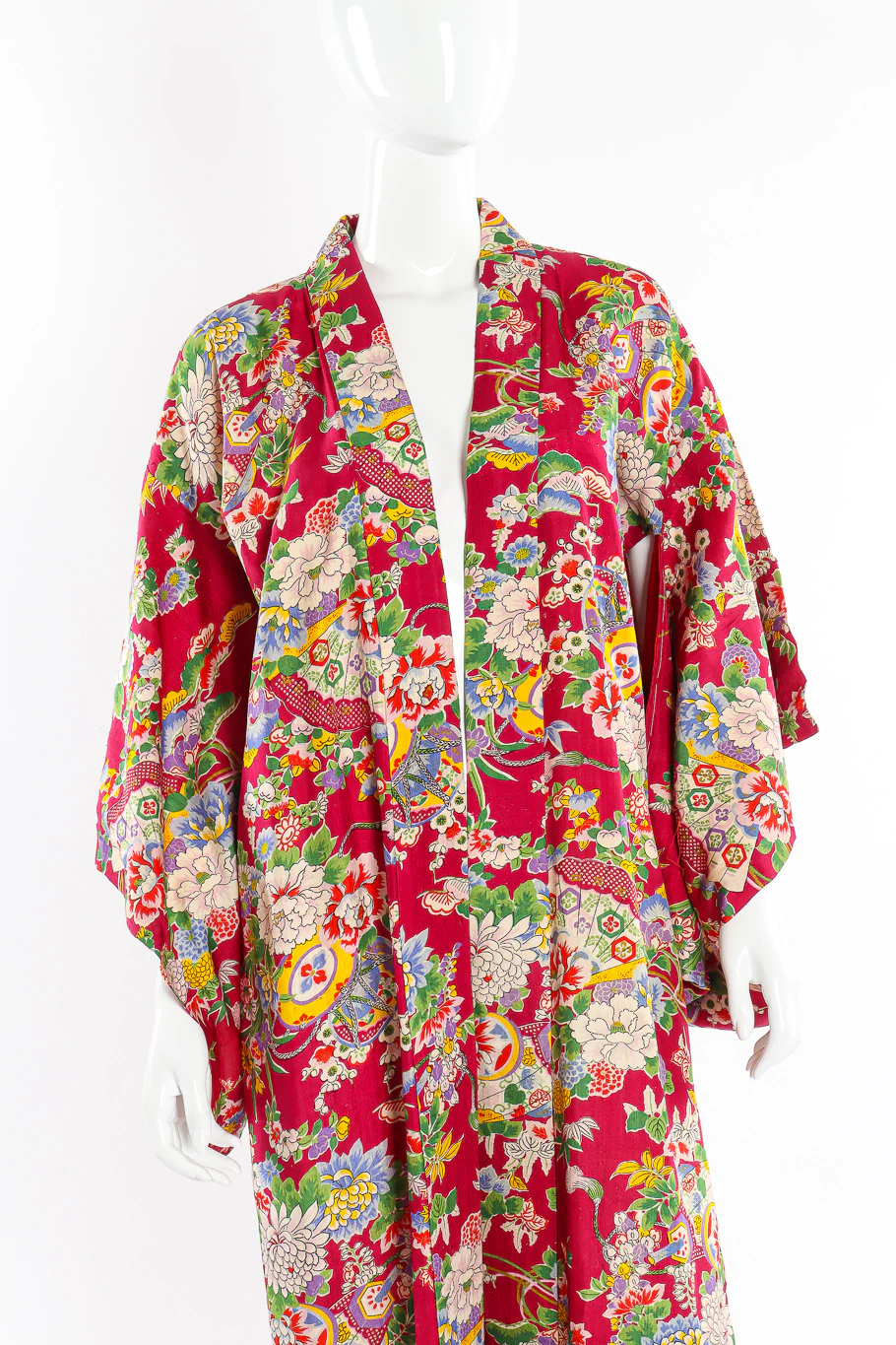 Japanese Lily Blossom Lantern Kimono - Image 8
